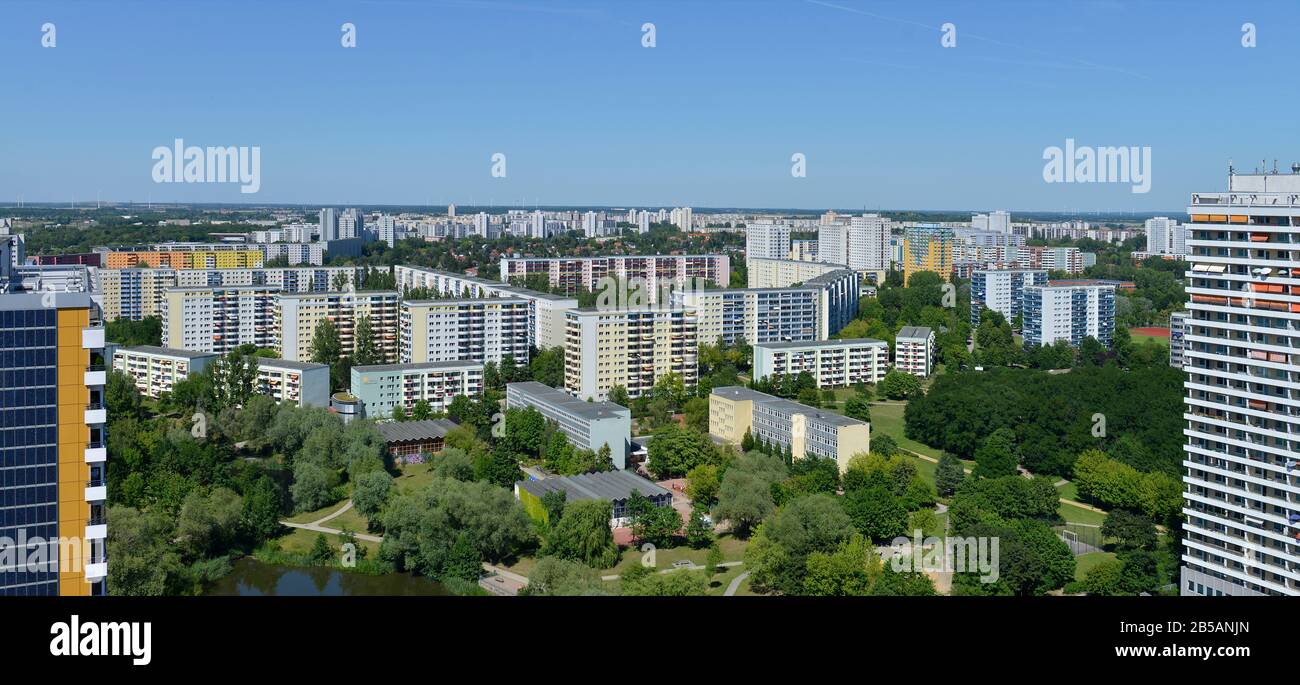 Wohnsiedlung, Marzahn, Berlin, Deutschland Stock Photo