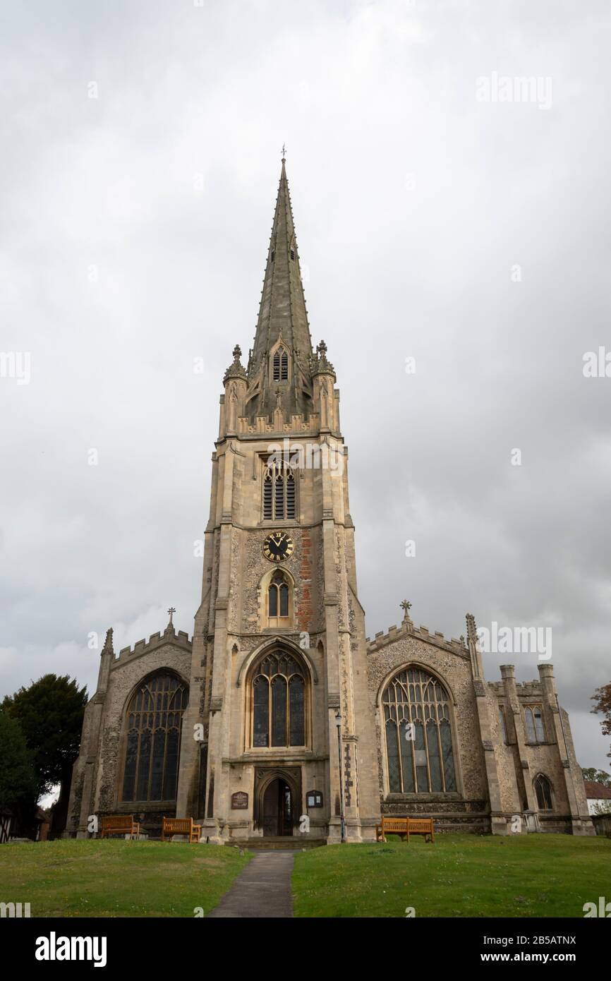St Mary the Virgin, Parish Church, Saffron Waldon, Essex, England Stock Photo
