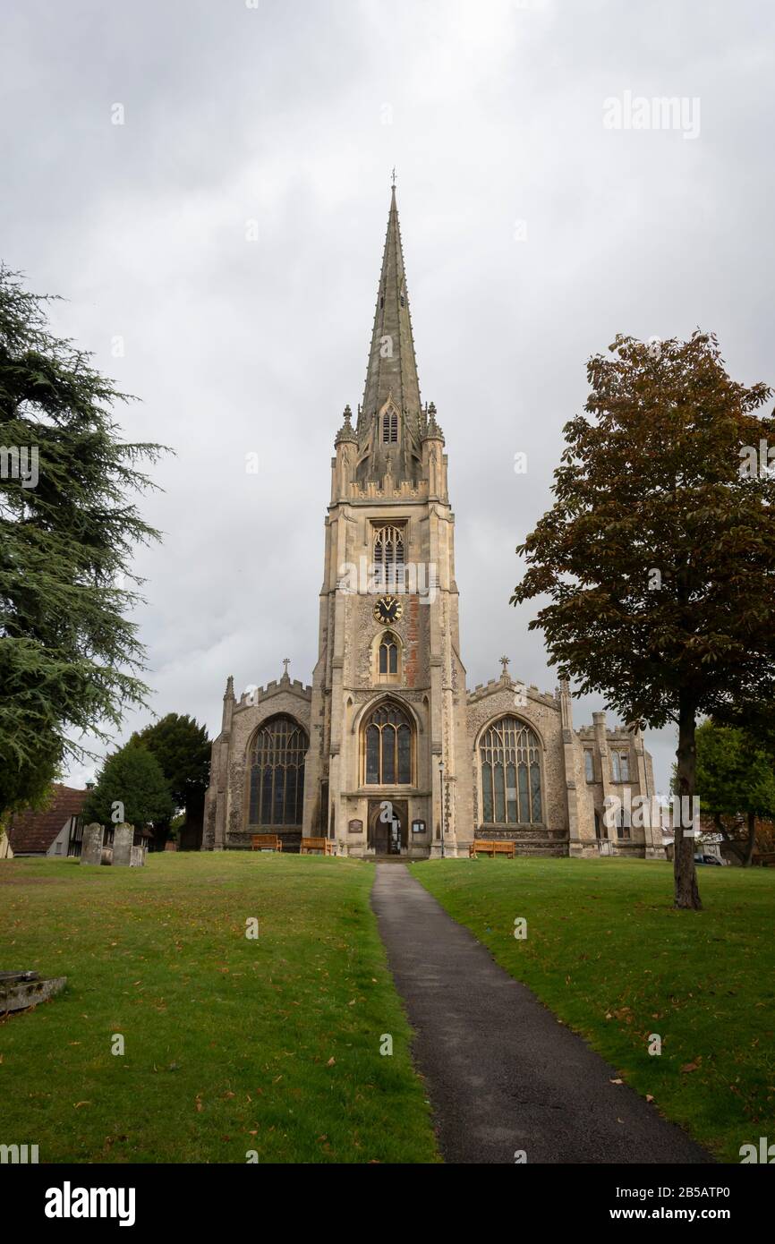 St Mary the Virgin, Parish Church, Saffron Waldon, Essex, England Stock Photo