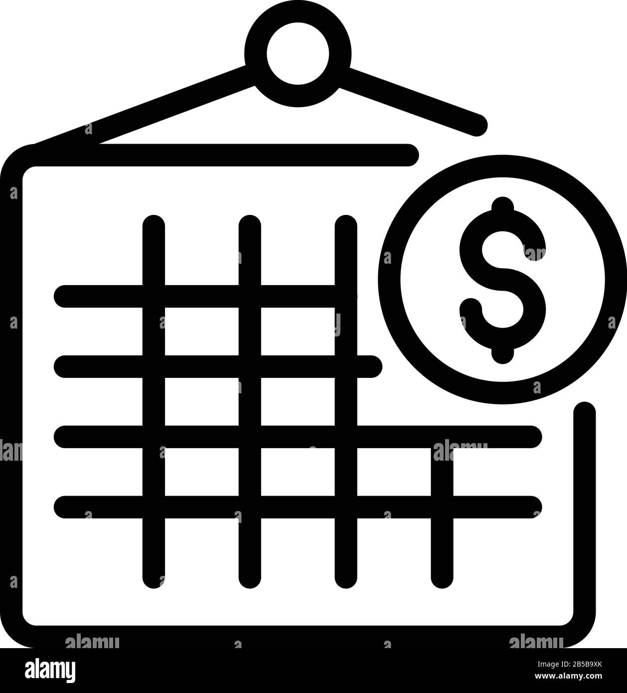 Crowdfunding calendar icon, outline style Stock Vector Image & Art - Alamy