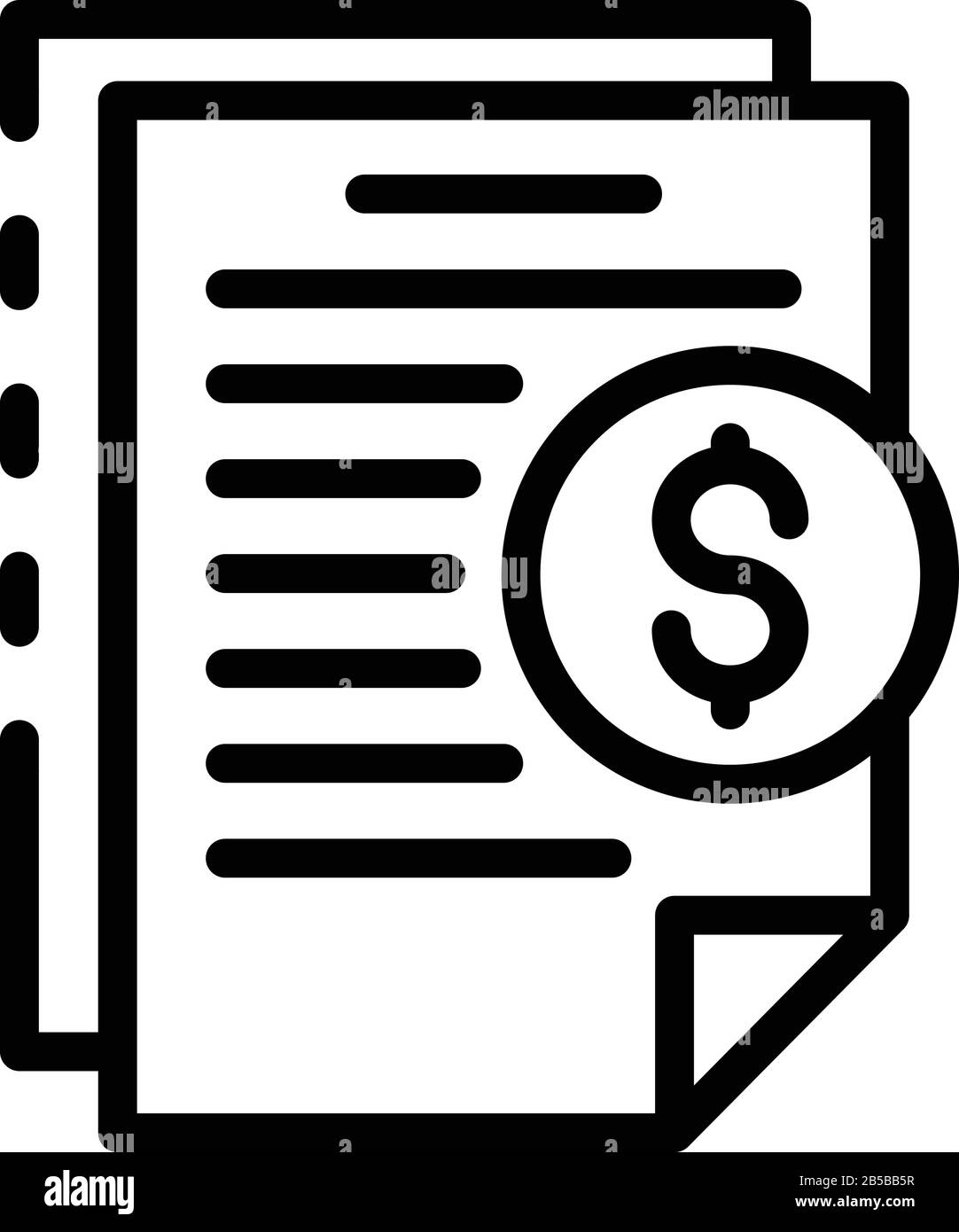 Investor contract icon outline hi-res stock photography and images - Alamy