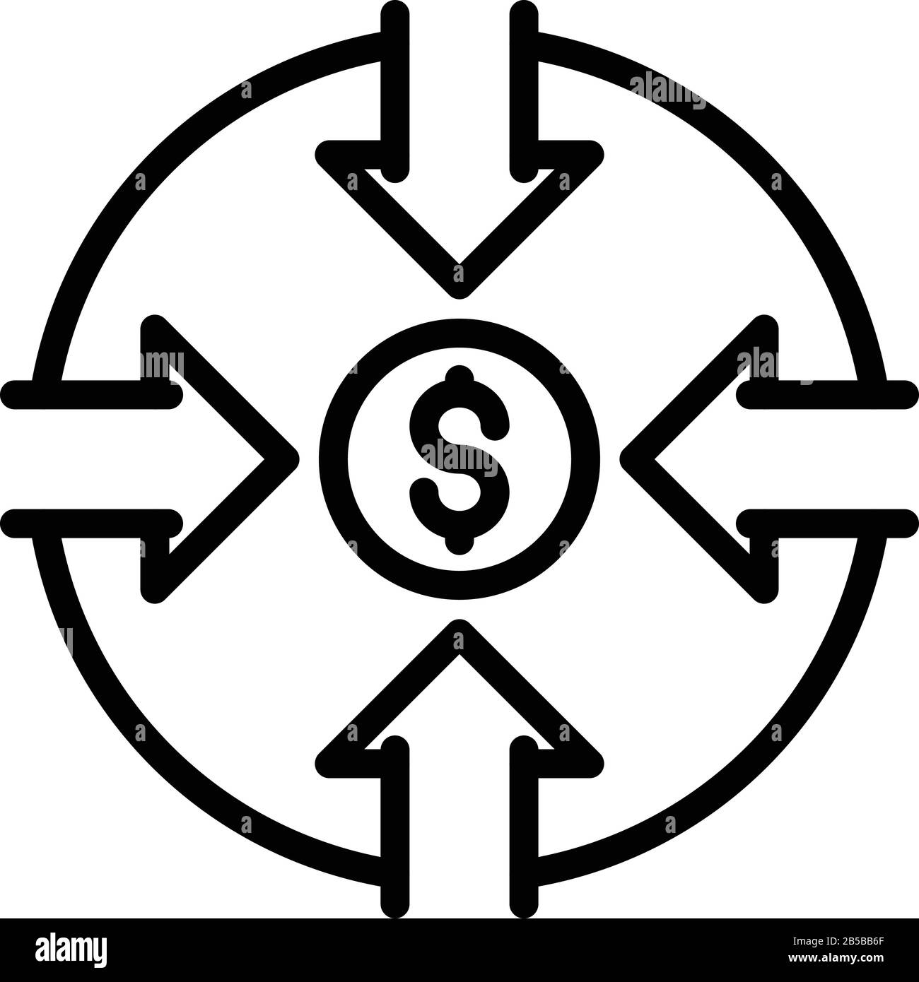 Concrete crowdfunding icon, outline style Stock Vector Image & Art - Alamy