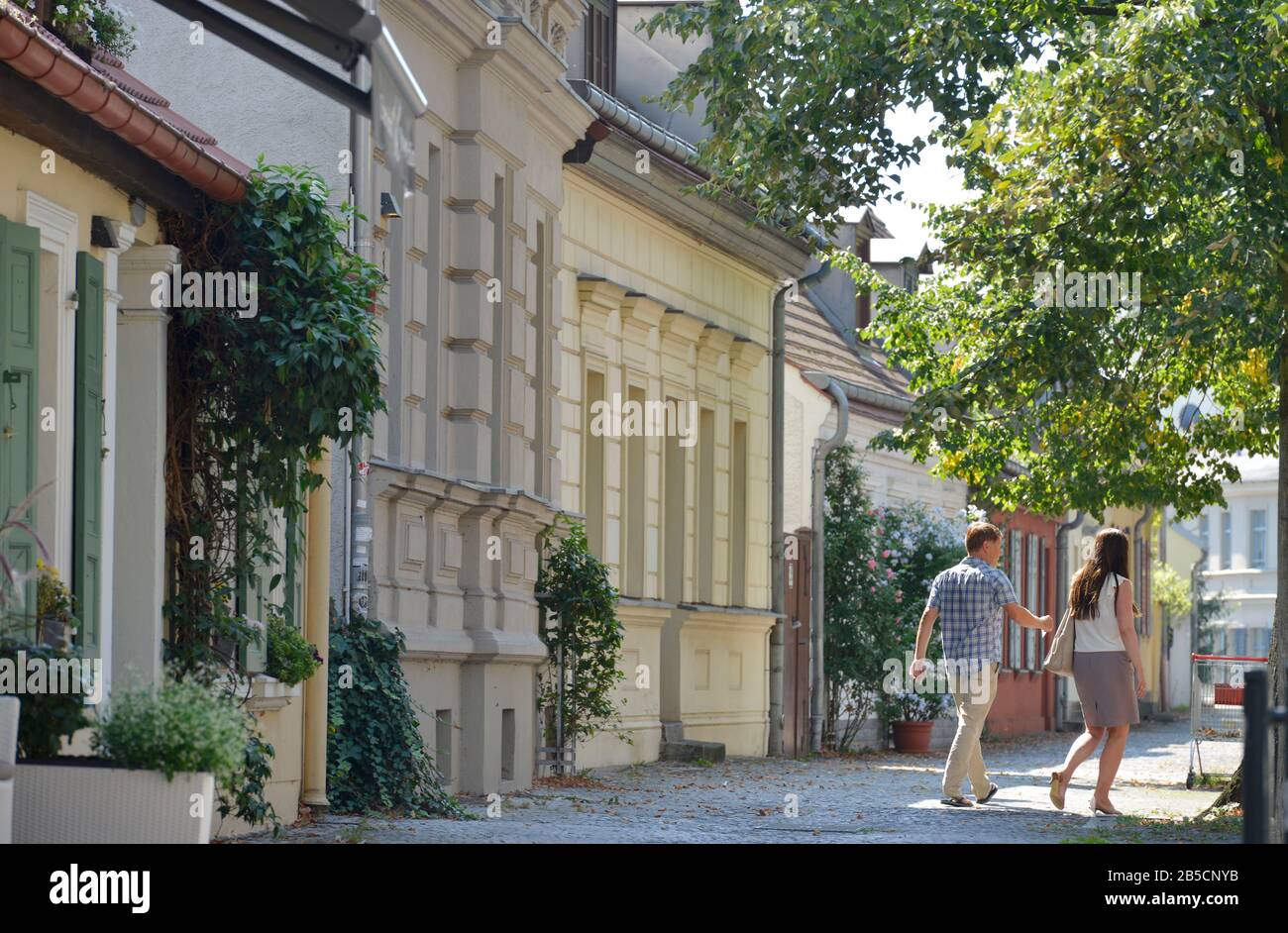 Altstadtgasse, Kietz, Koepenick, Berlin, Deutschland / Köpenick Stock Photo