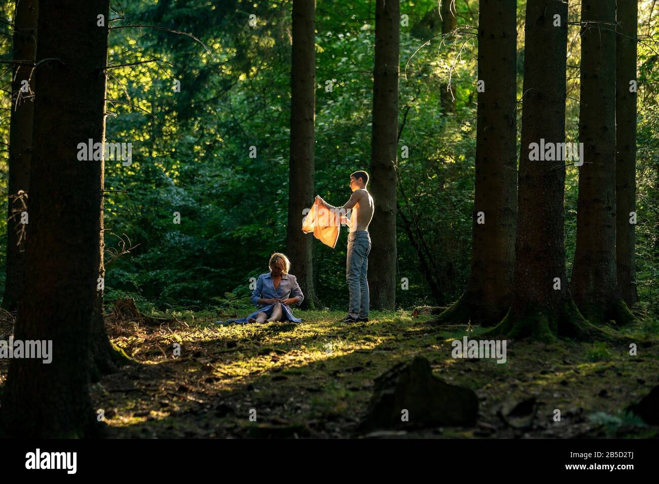 trine dyrholm and gustav lindh