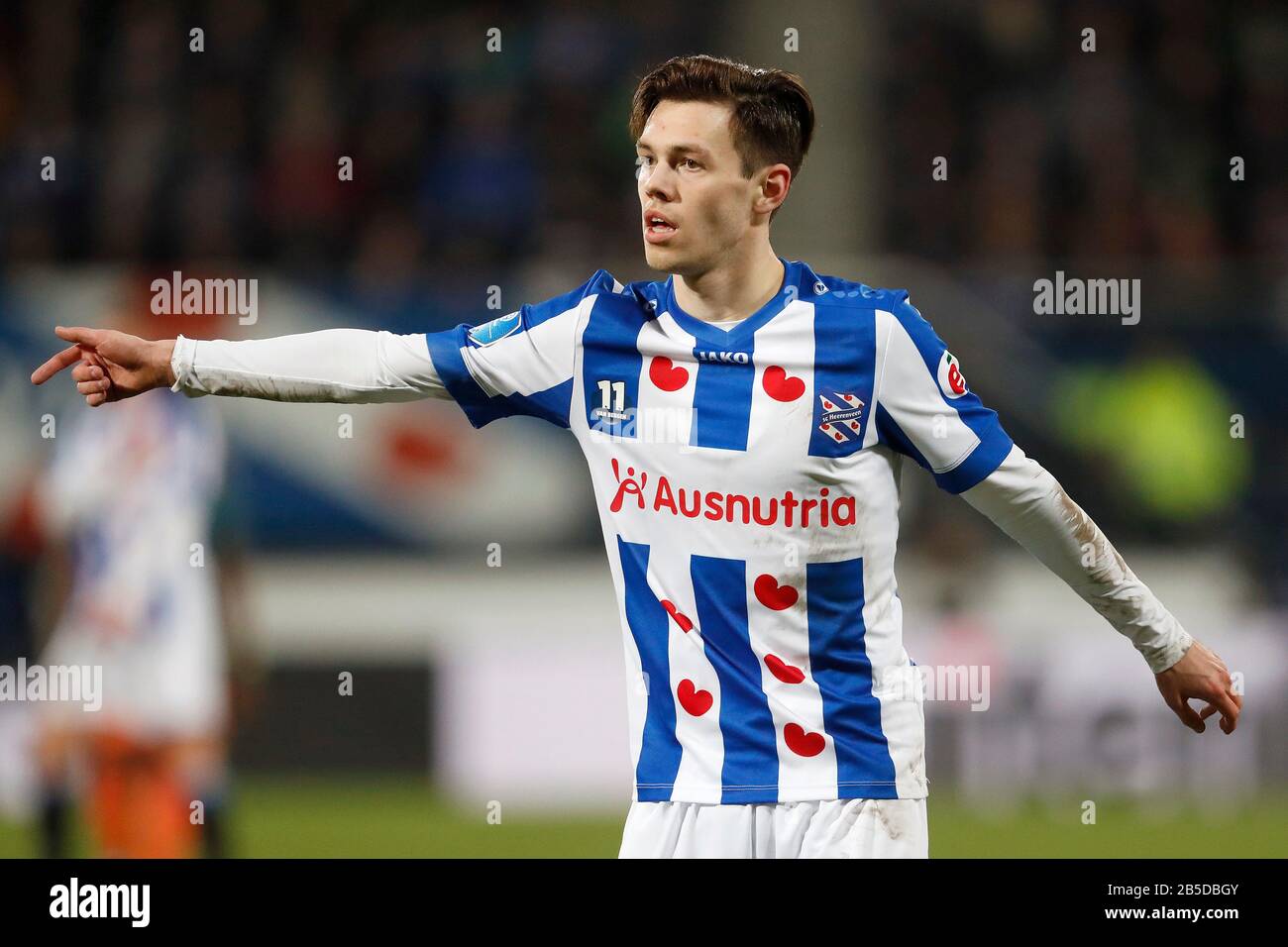 Heerenveen 22 02 2020 Abe Lenstra Stadium Football Season 2019 2020 Dutch Eredivisie Sc Heerenveen Player Mitchell Van Bergen During The Match Sc Heerenveen Ajax 1 3 Stock Photo Alamy