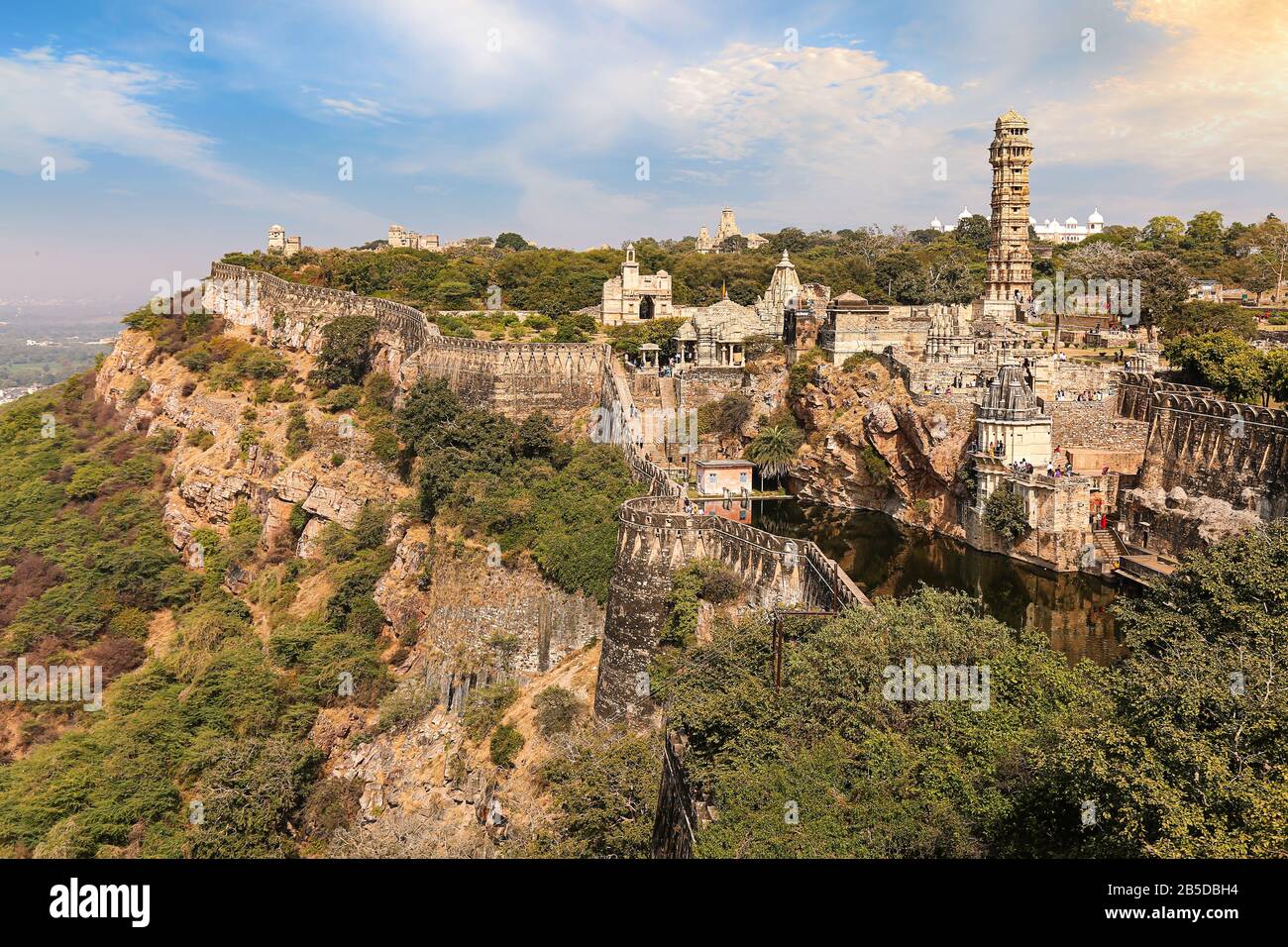 Historic Fort at Rajasthan at sunset. Fort is a UNESCO World Heritage