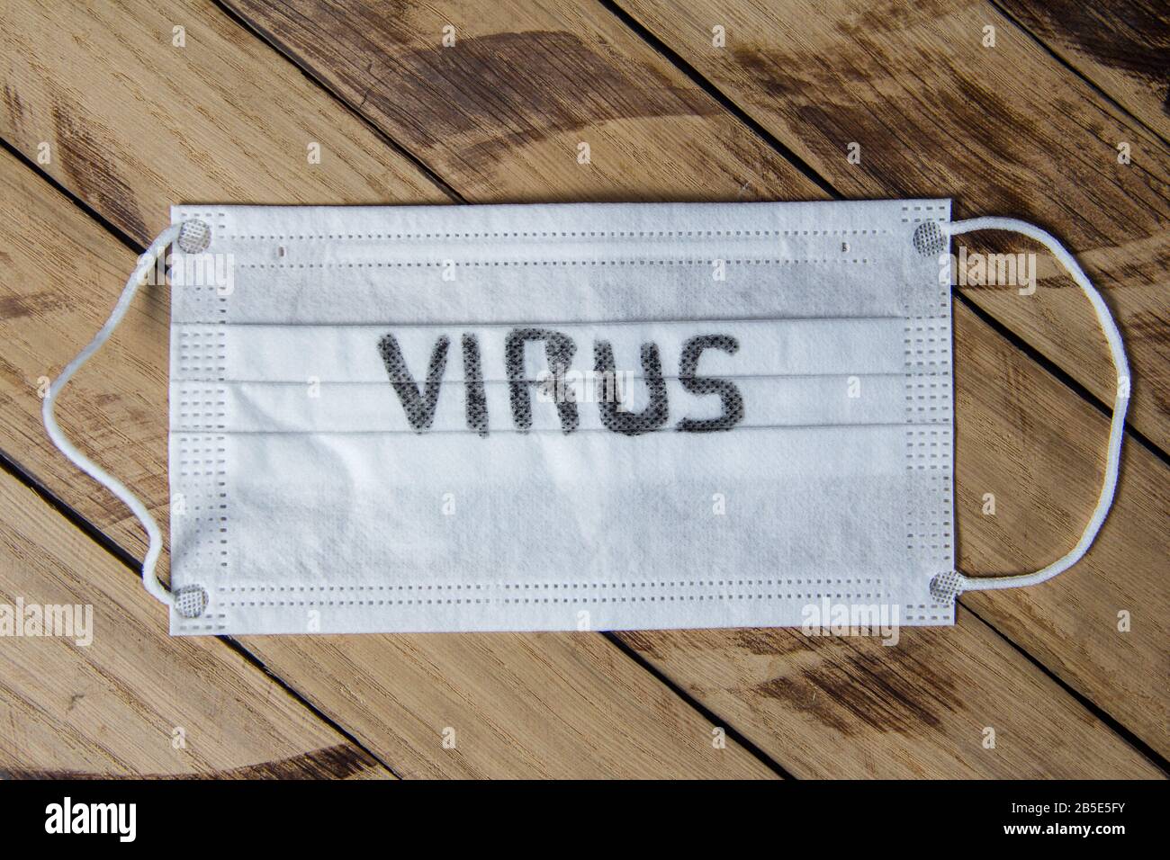 Medical mask to protect the face from bacteria. Health protection