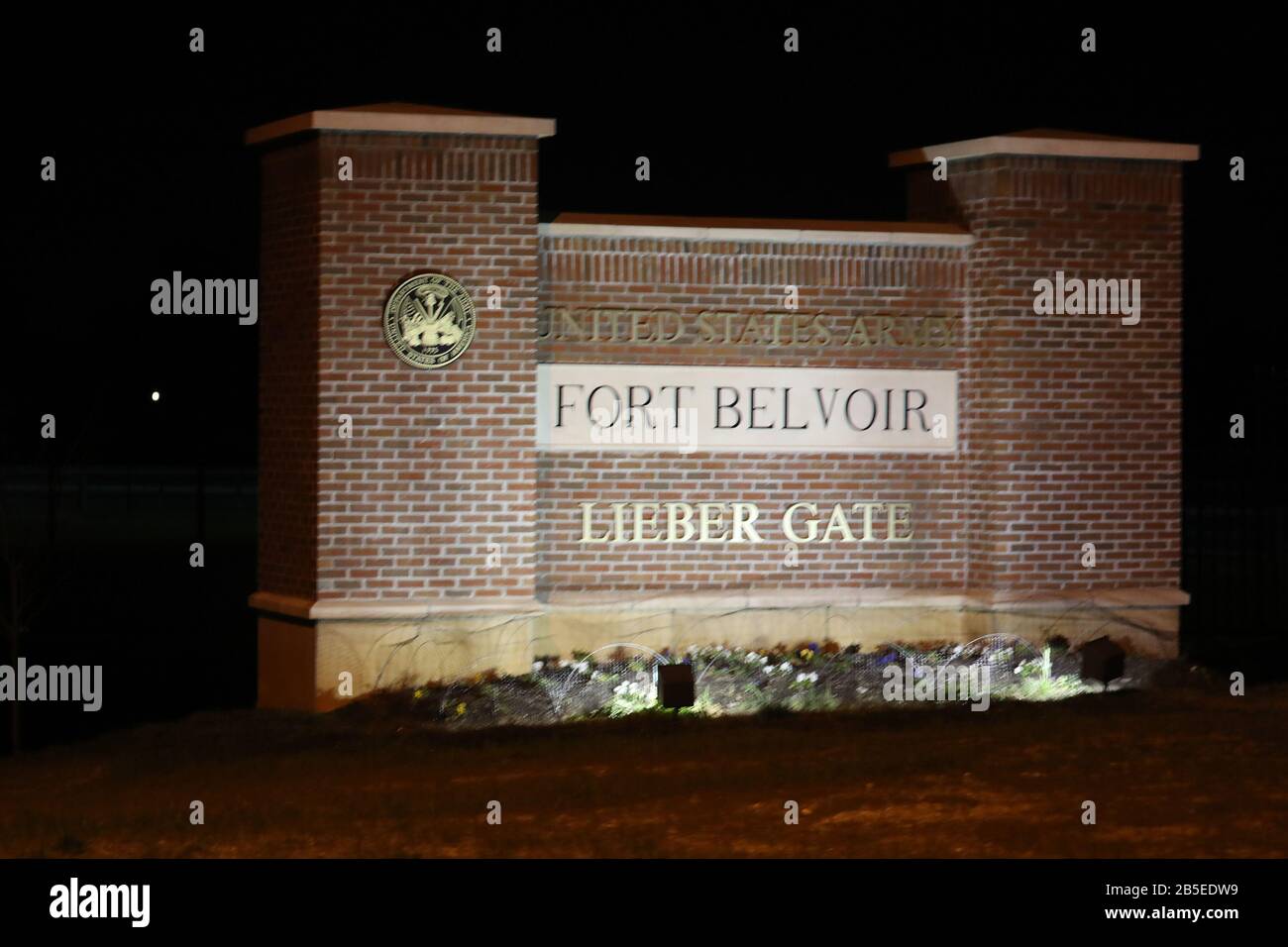 Fairfax, VA, USA. 7th Mar, 2020. View of Fort Belvoir in Fairfax County