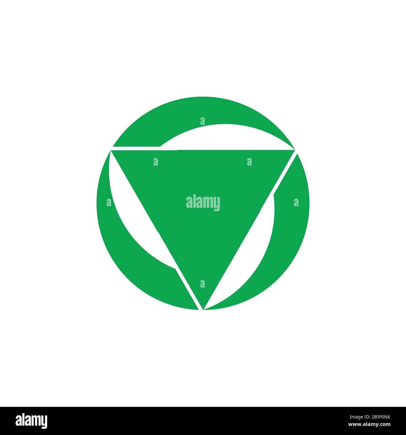 triangle circle motion design logo vector Stock Vector Image & Art - Alamy