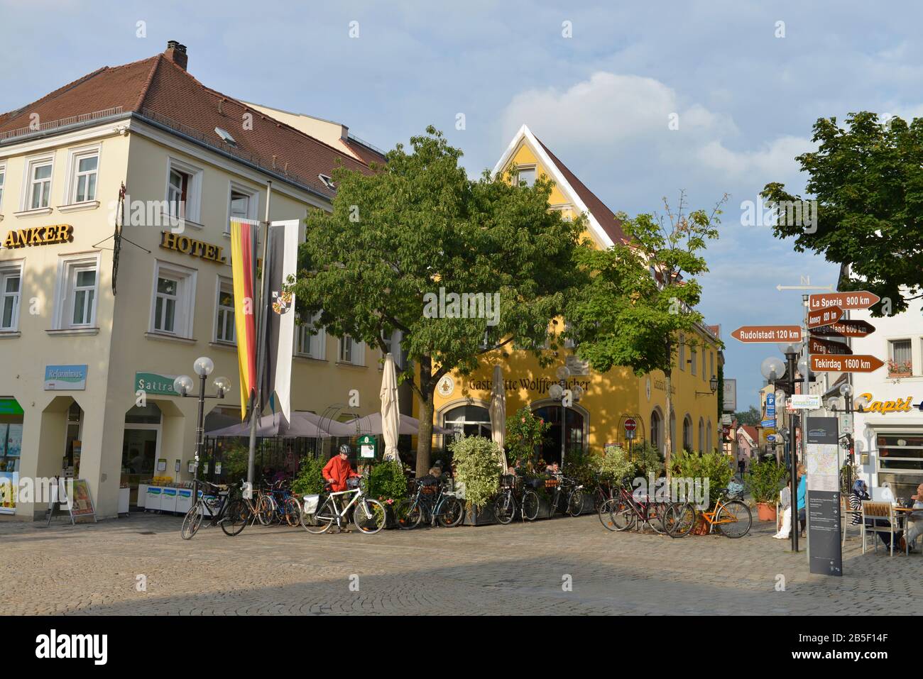 Altstadt, Bayreuth, Bayern, Deutschland Stock Photo