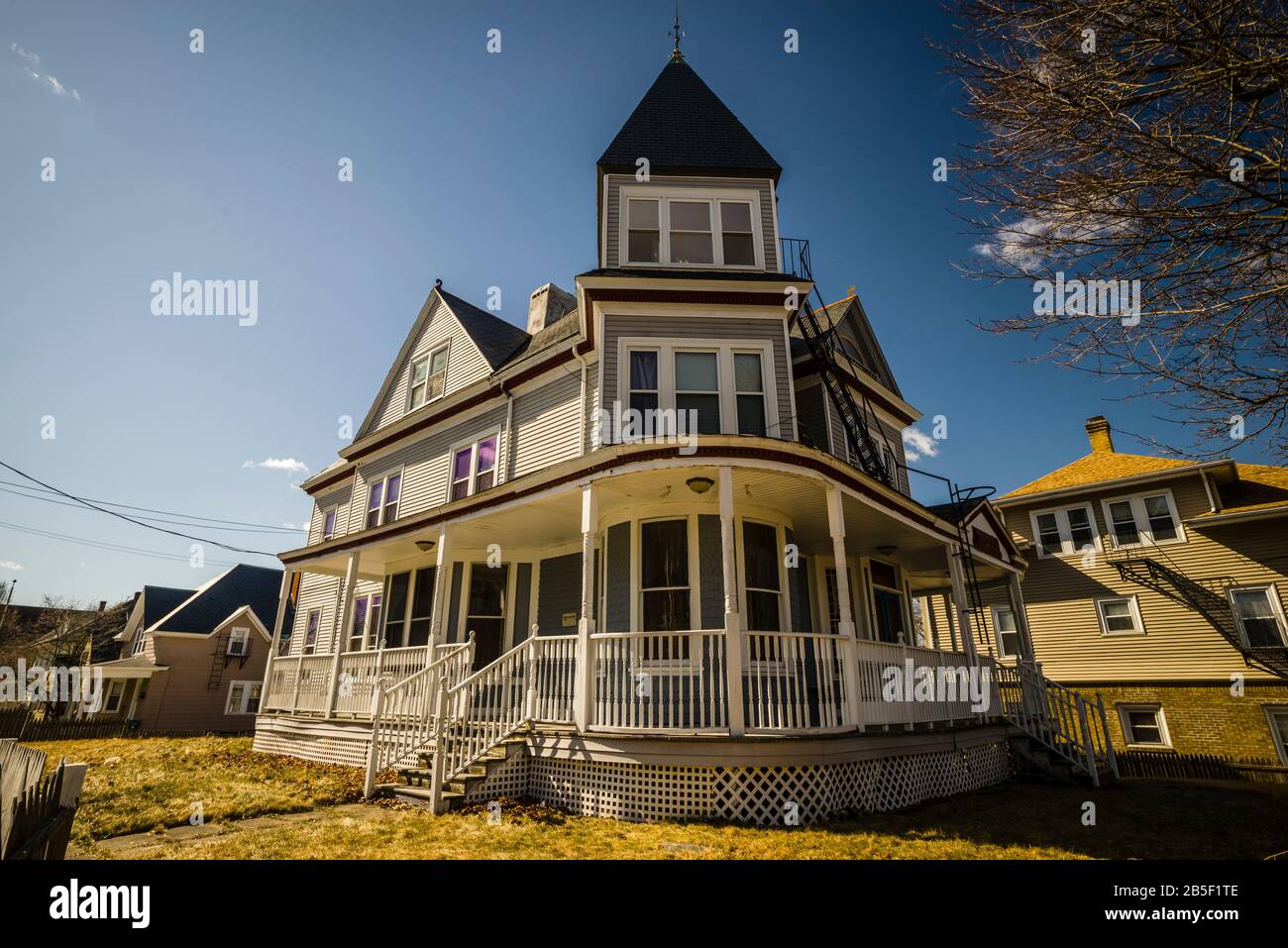 Alphonse Gaulin Jr. House   Woonsocket, Rhode Island, USA Stock Photo