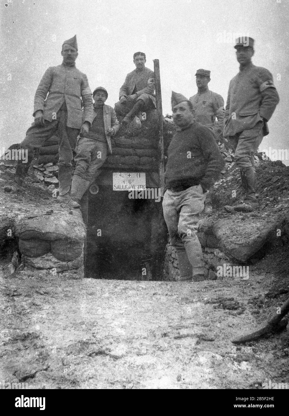 1. Weltkrieg Französisches Heer / 1st World War French Land Forces (Army) / Grande Guerre Armée de terre Stock Photo