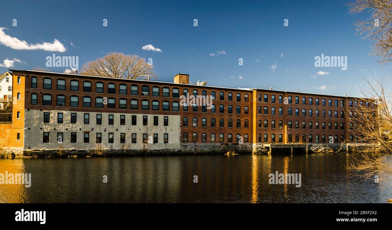 Glenark Mills   Woonsocket, Rhode Island, USA Stock Photo