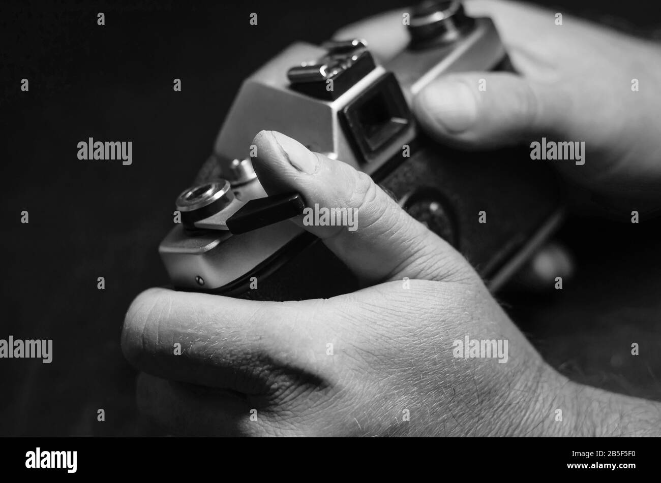 Hand palms silver Black and White Stock Photos & Images Alamy