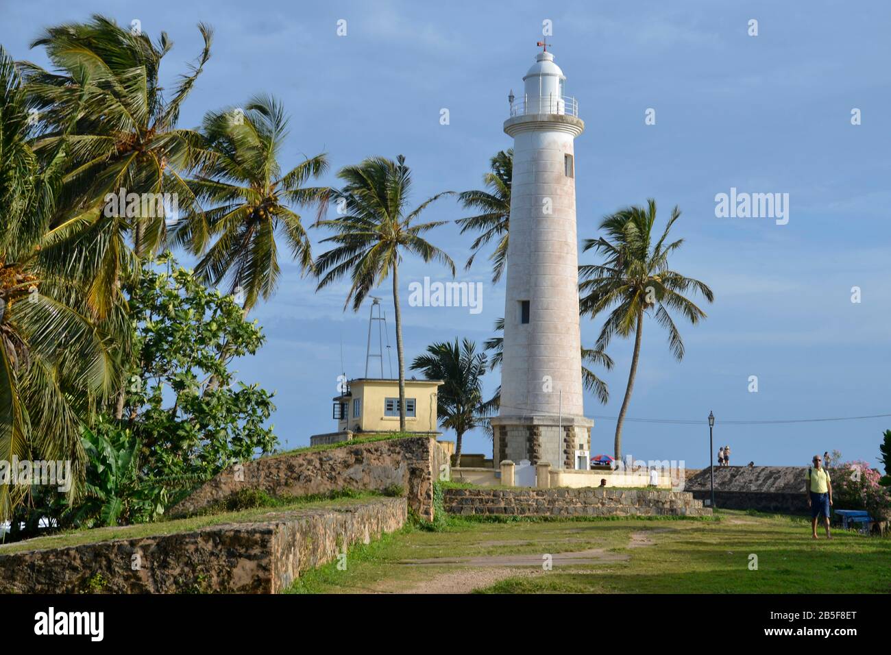 Leuchtturm, Fort, Galle, Sri Lanka Stock Photo