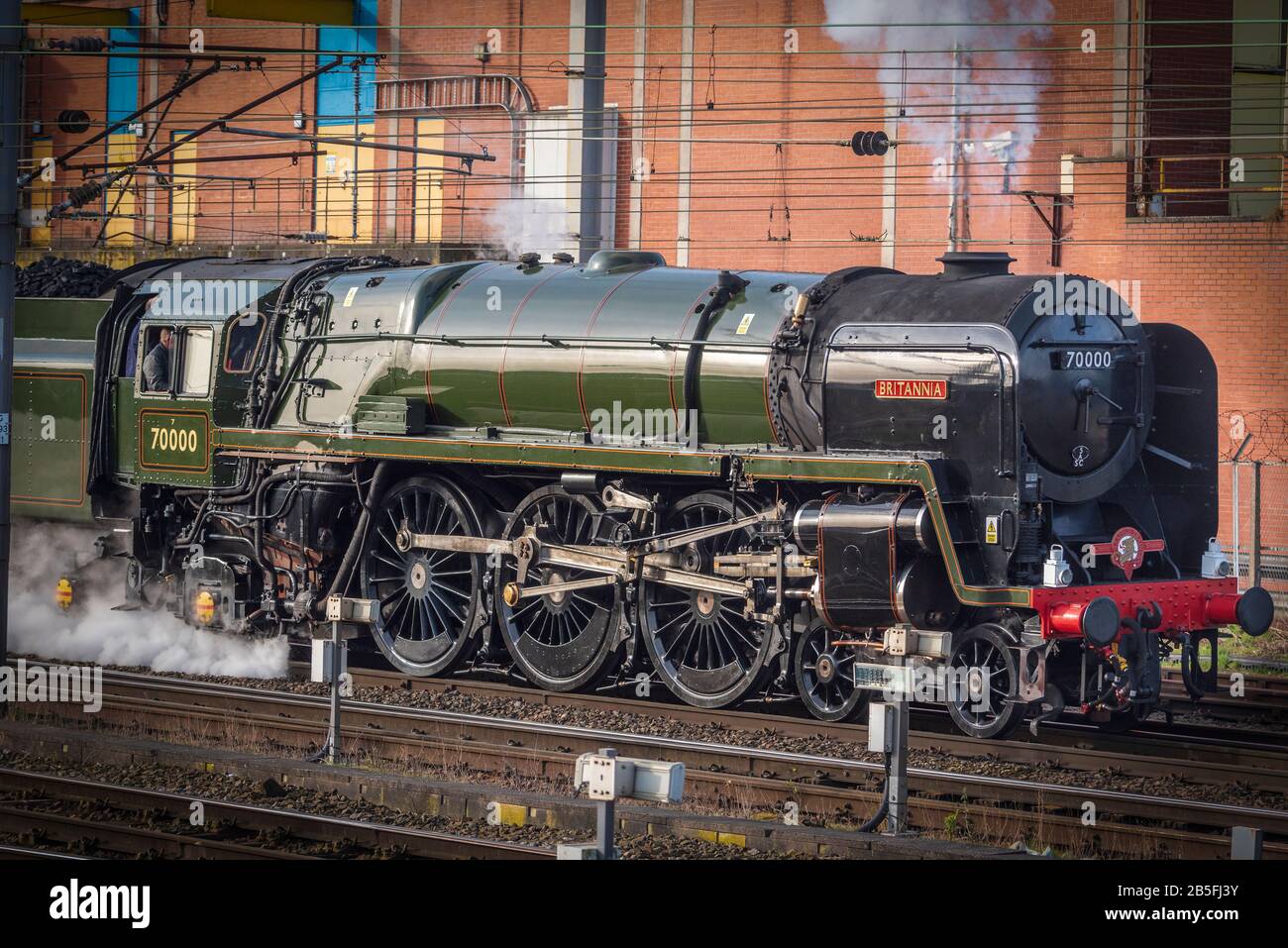 Britannia steam locomotive hi-res stock photography and images - Alamy