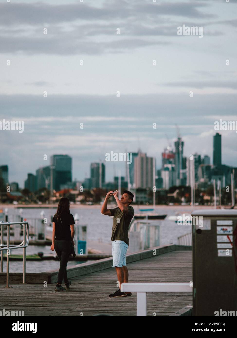 Some tourists taking photographs in Sydney, Australia Stock Photo Alamy