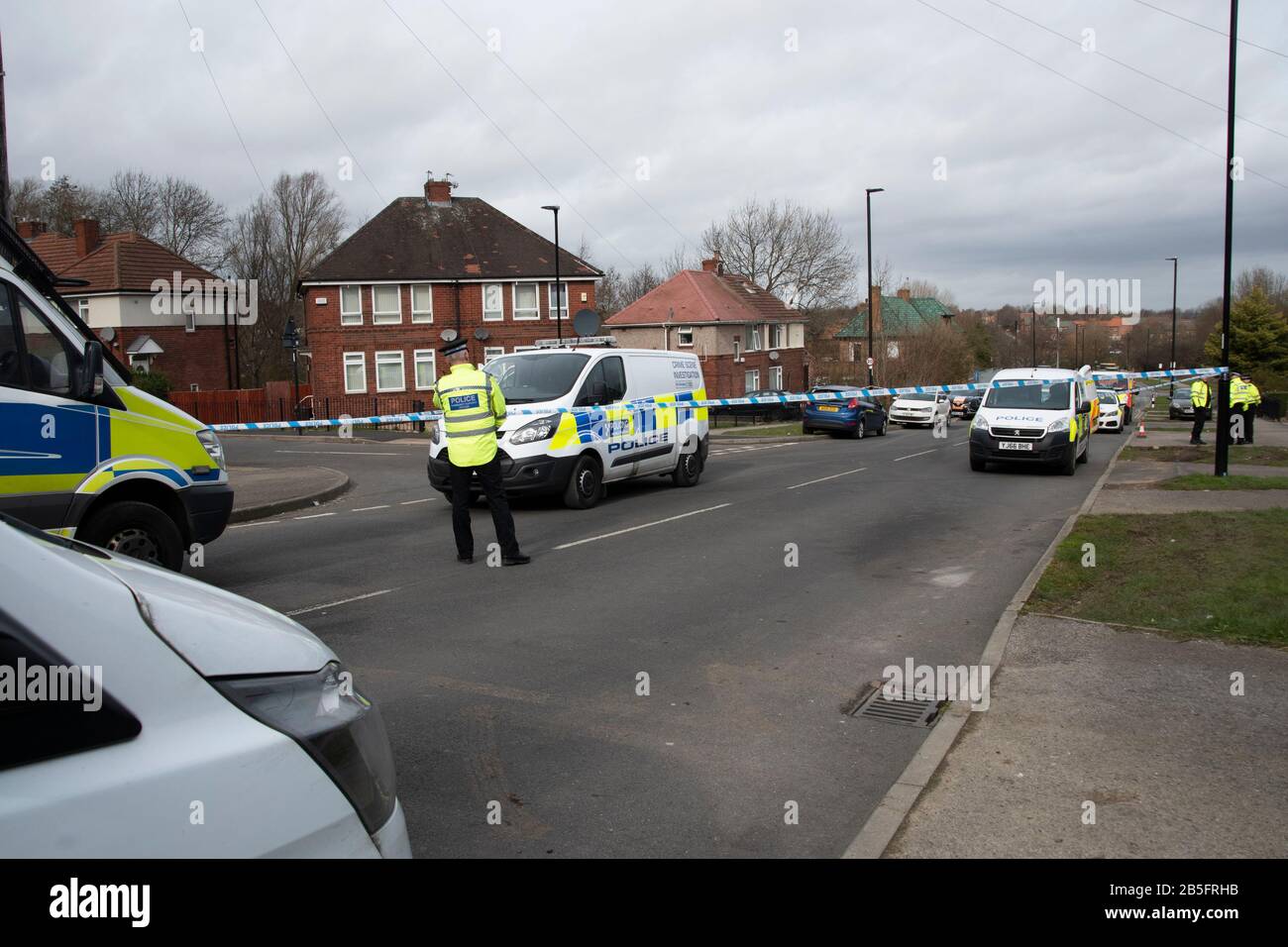 A heavy police presence scene hi-res stock photography and images - Alamy