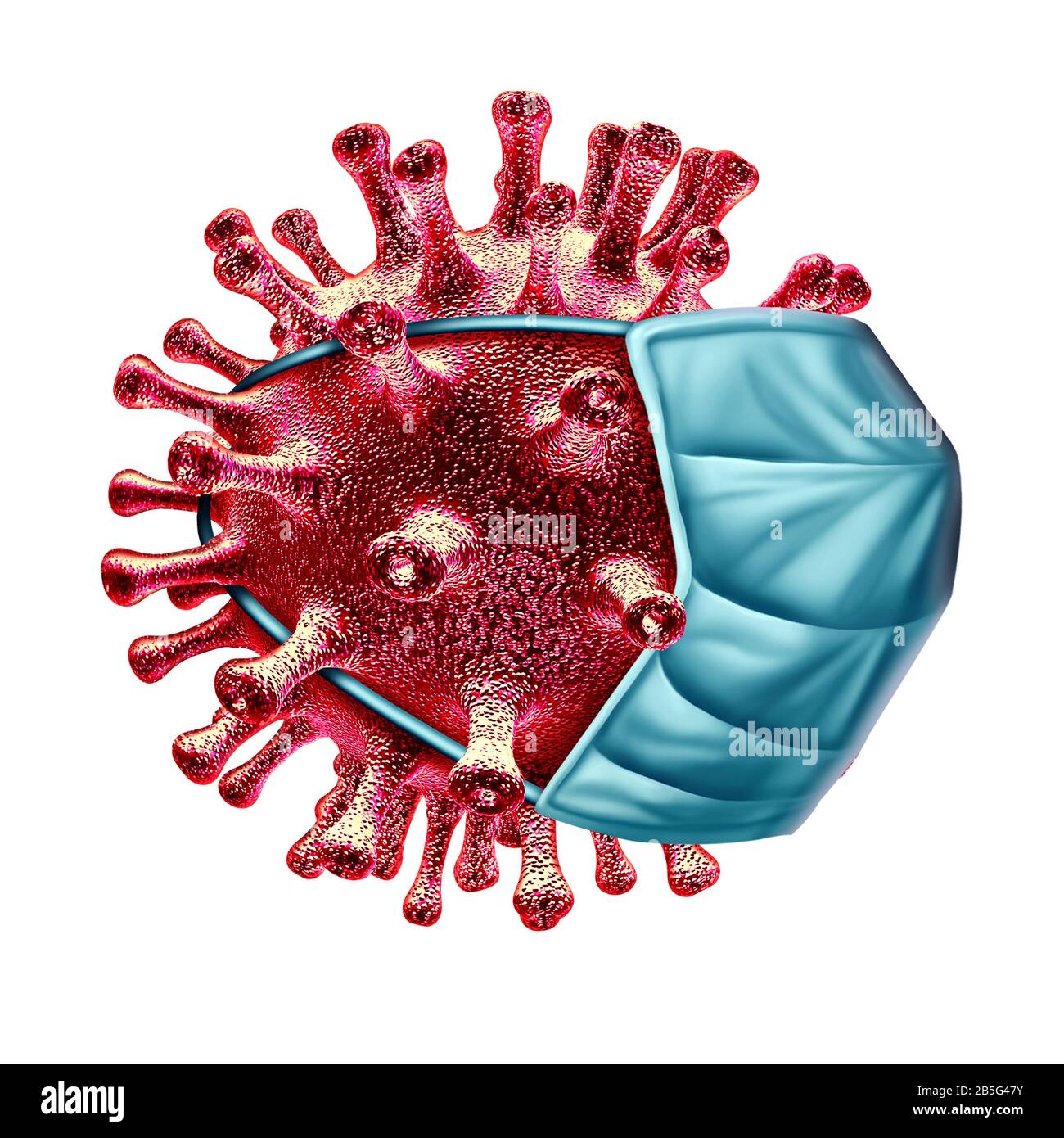 Pandemic virus outbreak with China Europe and United States flu outbreak and contagious novel coronavirus influenza medical crisis as a world. Stock Photo