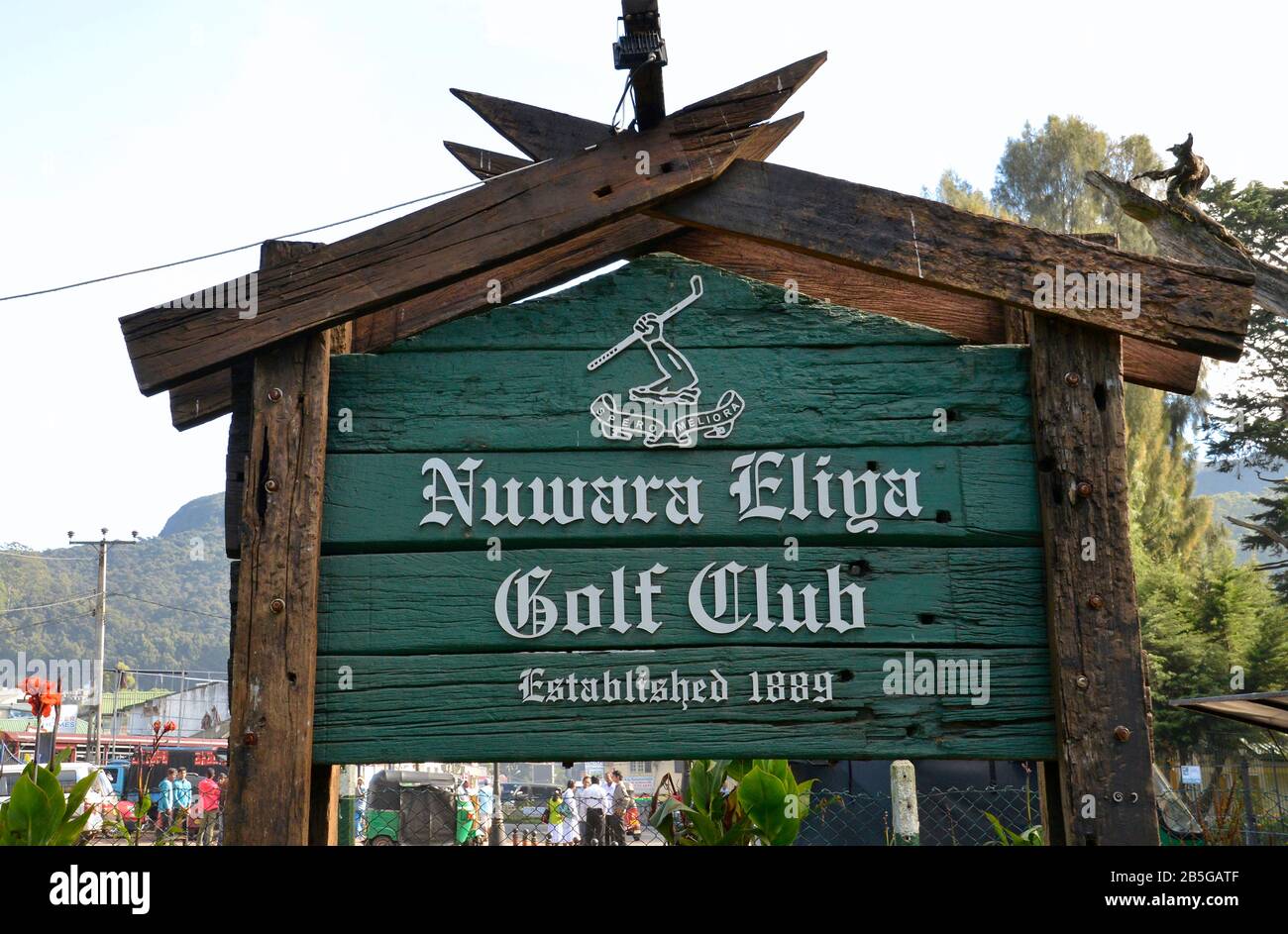 Golfclub, Nuwara Eliya, Sri Lanka Stock Photo