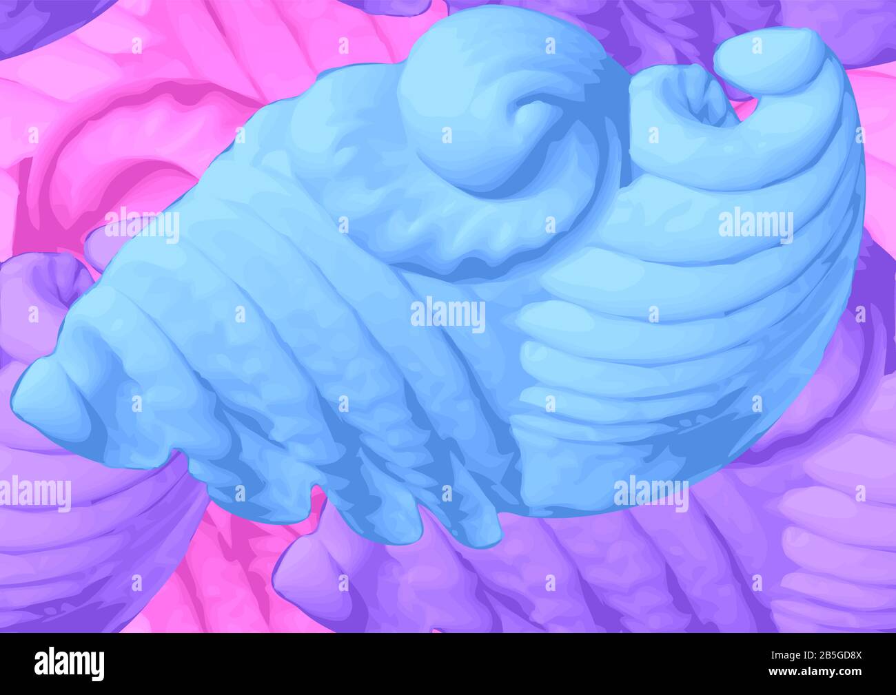 spiral abstract background. seamless vector bright background Stock Vector