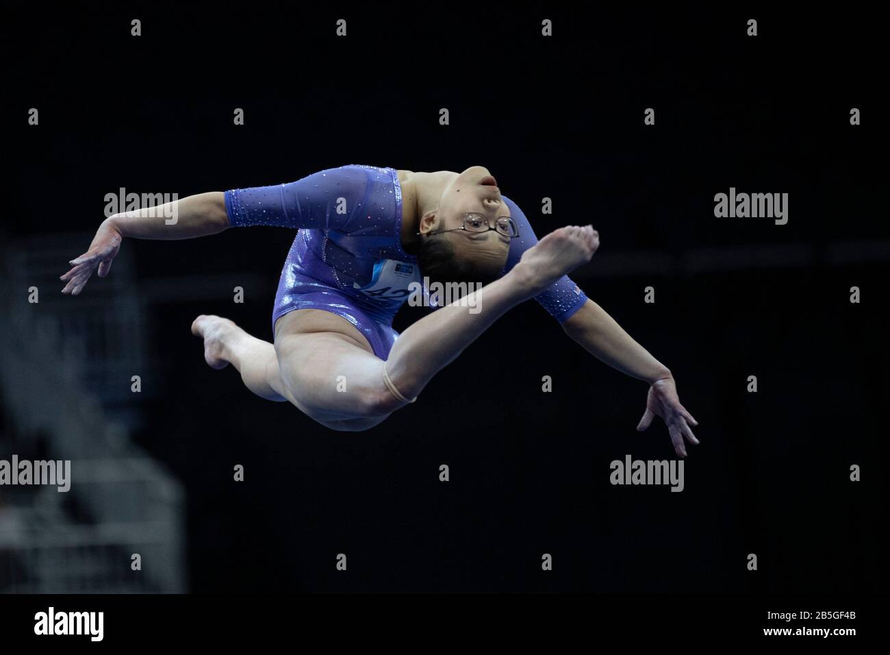 March 7, 2020: Gymnast Morgan Hurd (USA) competes during the women's ...