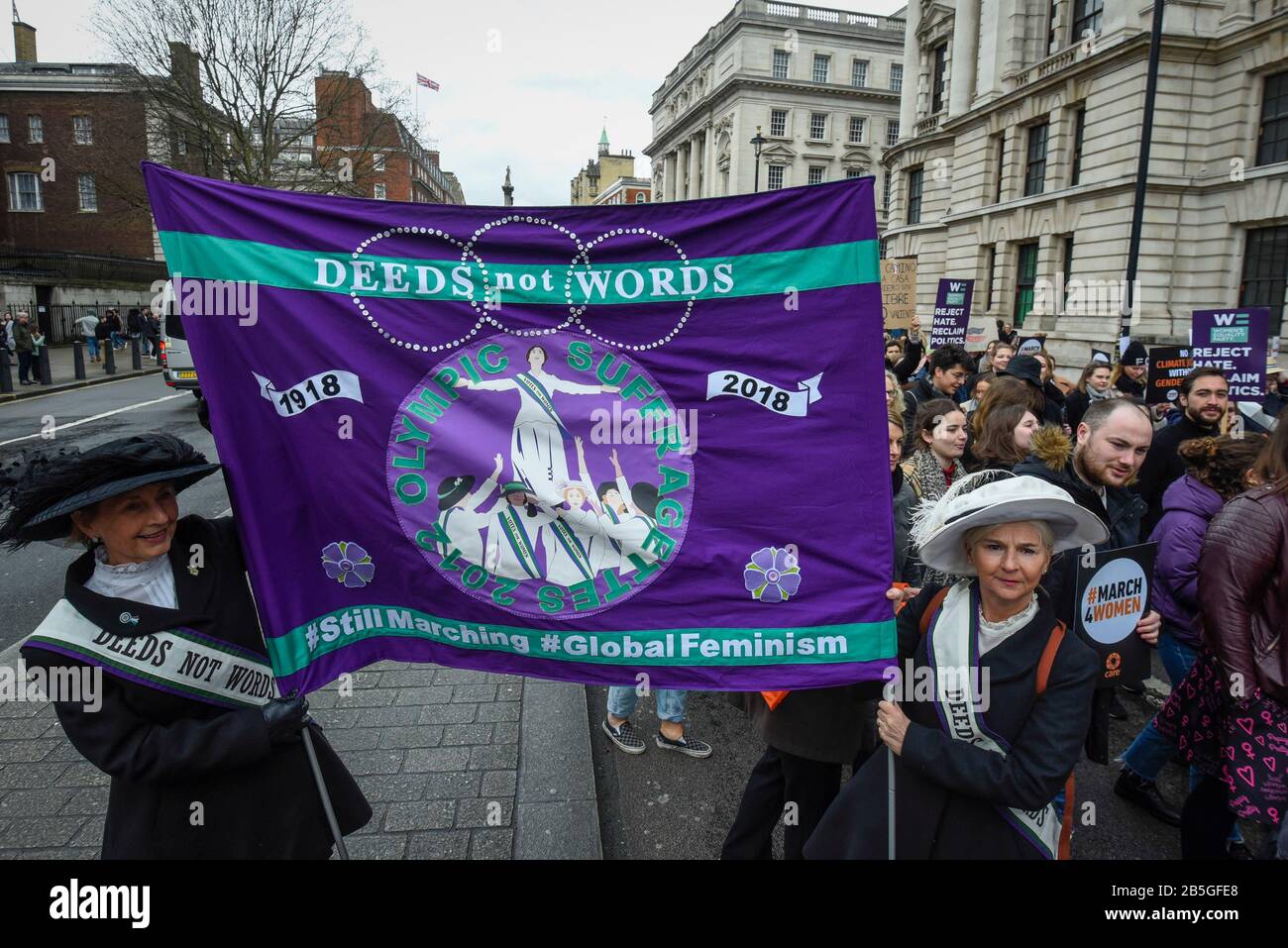 Dressed As Suffragettes High Resolution Stock Photography and Images ...