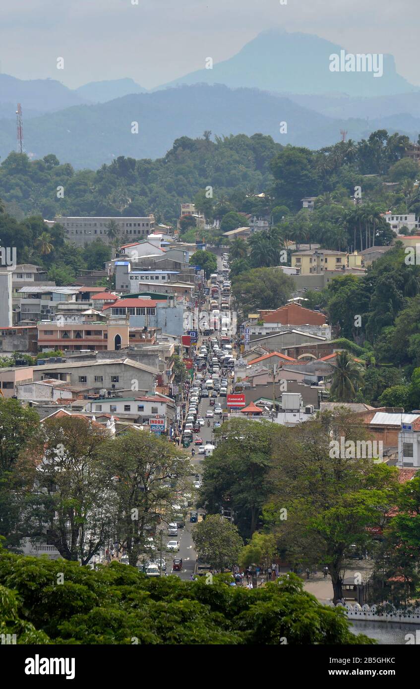 Stadtansicht, Kandy, Sri Lanka Stock Photo