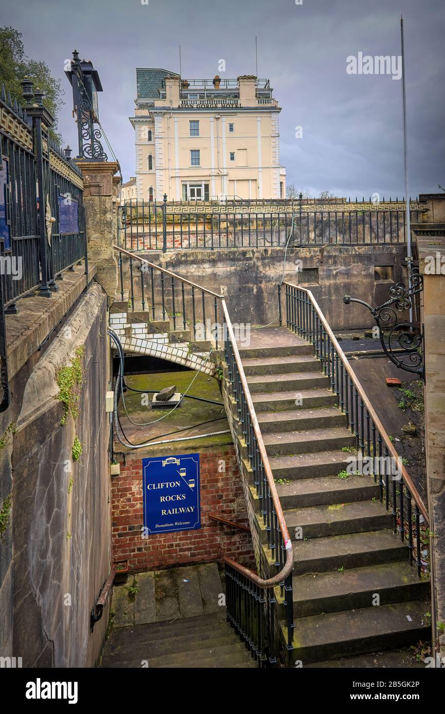 The Clifton Rock Railway at the Avon Clifton, Bristol, UK Stock Photo Alamy