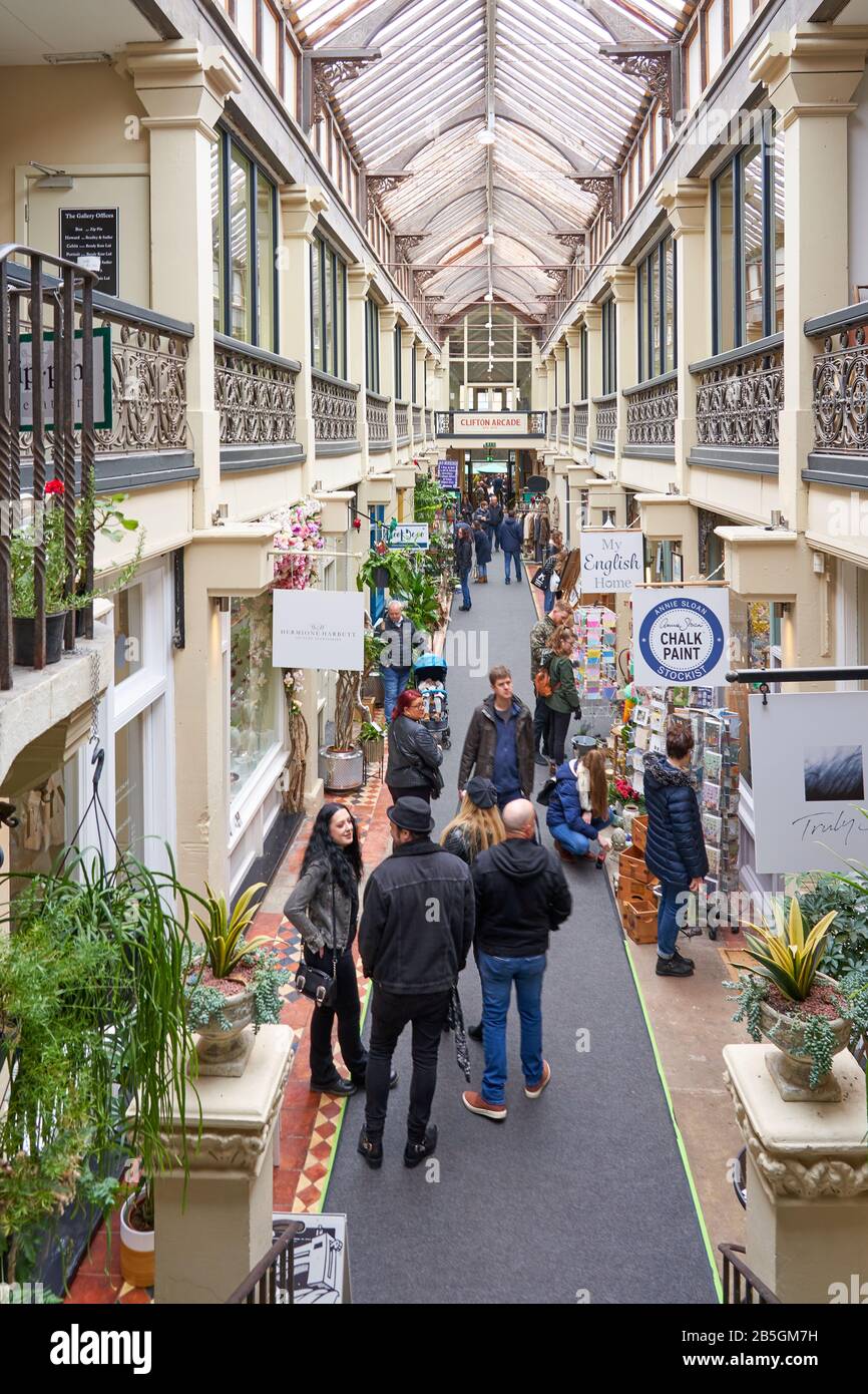 The Clifton Arcade, Clifton, Bristol, UK Stock Photo Alamy