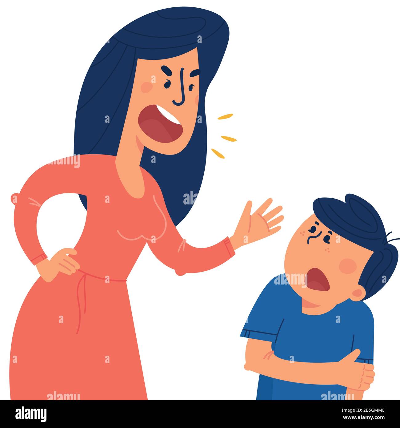 Teacher abuse Stock Vector Images - Alamy