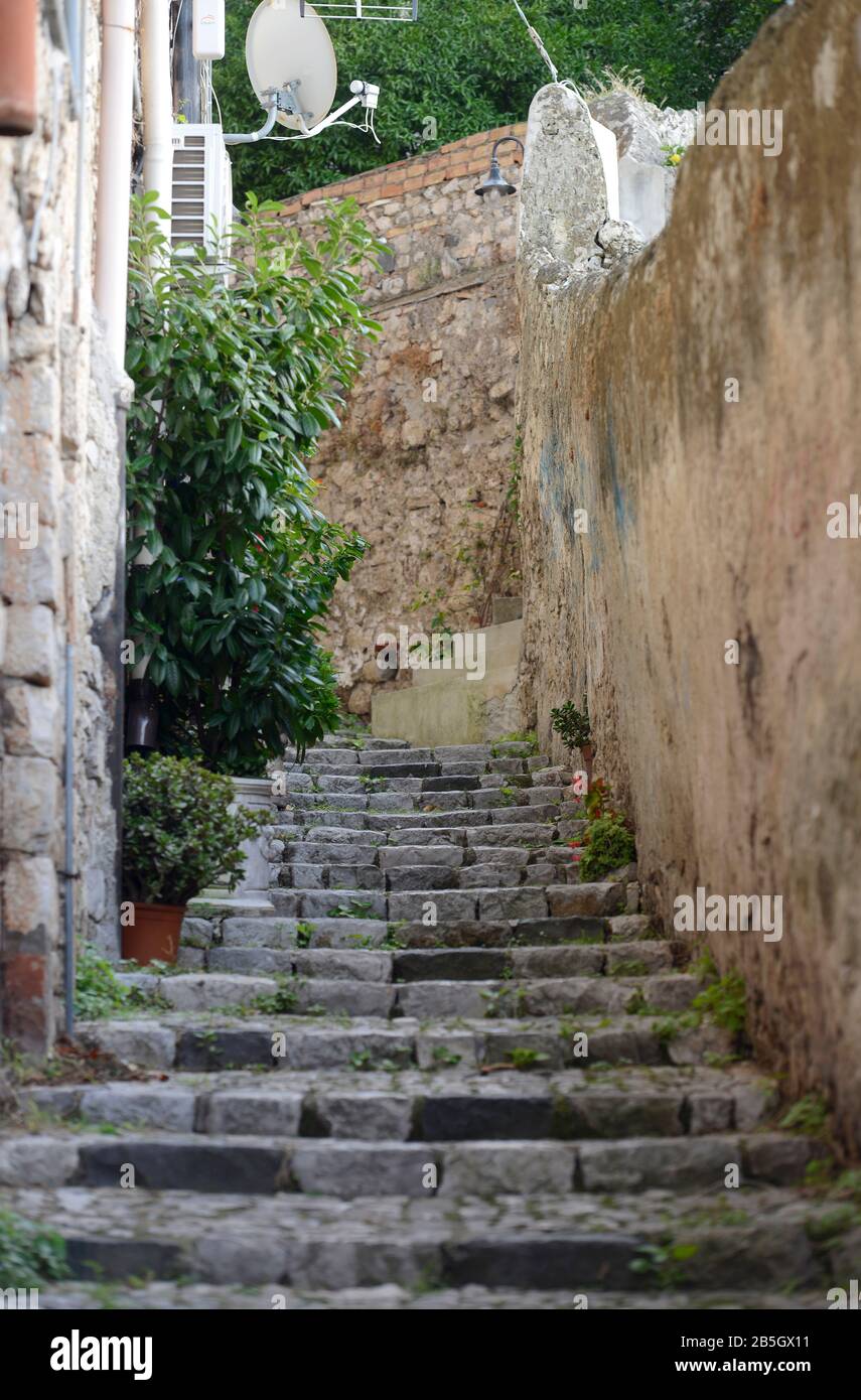 Treppe, Terracina, Latium, Italien Stock Photo