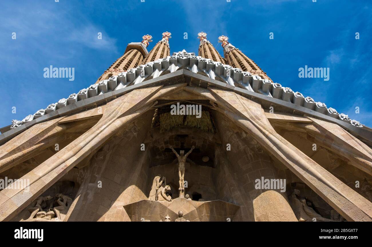 The Passion Facade of Barcelona’s Sagrada Família Stock Photo Alamy