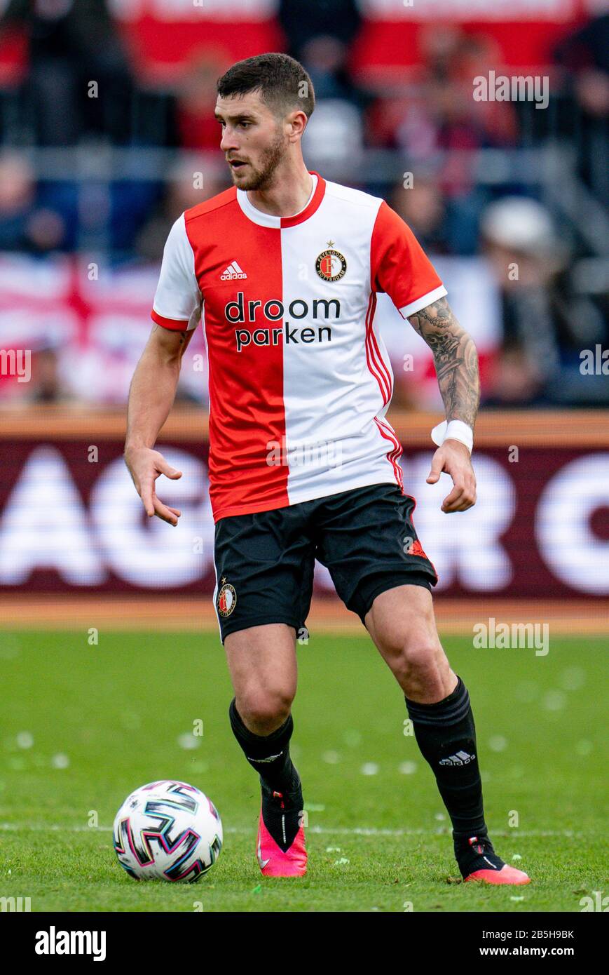 Rotterdam, Nederland. 08th Mar, 2020. ROTTERDAM - Feyenoord - Willem II, Football, Season 2019/2020, Eredivisie, Feijenoord stadium de kuip, 08-03-2020, Feyenoord player Marcos Senesi Credit: Pro Shots/Alamy Live News Stock Photo