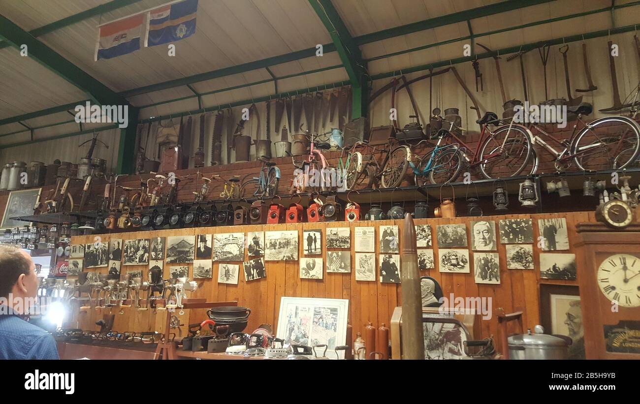 Pretoria, South africa - 08 feb. 2019: Maders Slaghuis in Pretoria is a Butchery and Museum in the same building. Eat good food and see some amazing c Stock Photo
