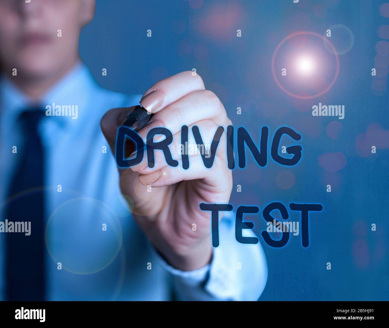 Driving Writing Test Word writing text Driving Test. Business photo showcasing procedure to ...