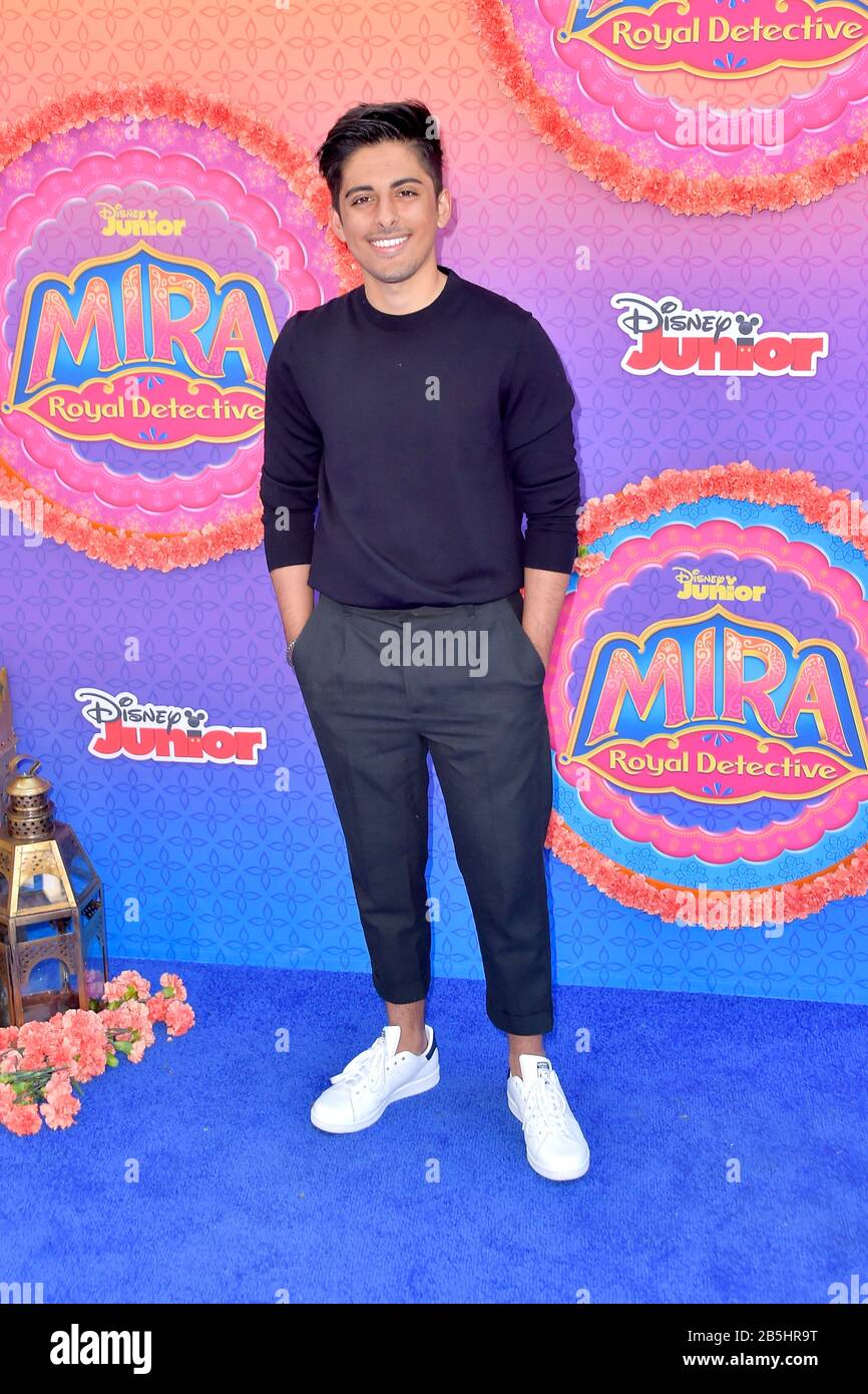 Karan Brar At The Premiere Of The Disney Junior Tv Seire Mira Royal Detective At The Walt Disney Studios Main Theater Burbank March 7th Usage Worldwide Stock Photo Alamy