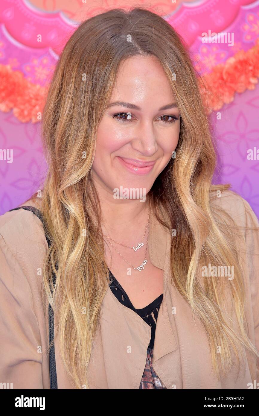 Haylie Duff at the premiere of the Disney Junior TV seire 'Mira, Royal Detective' at the Walt Disney Studios Main Theater. Burbank, March 7th, 2020 | usage worldwide Stock Photo
