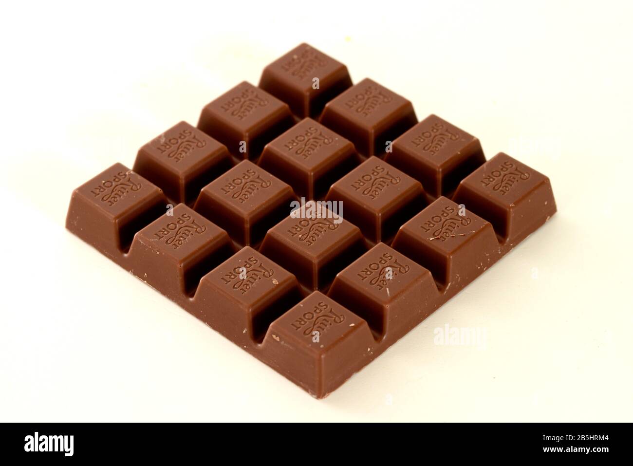 Schokolade, Ritter Sport Stock Photo