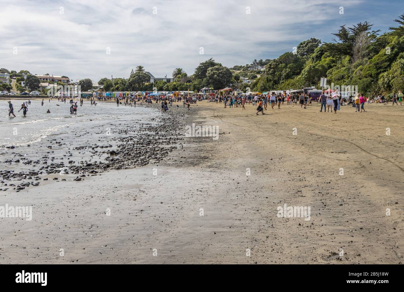 Annual Beach Festival at Titahi Bay, Porirua Stock Photo Alamy