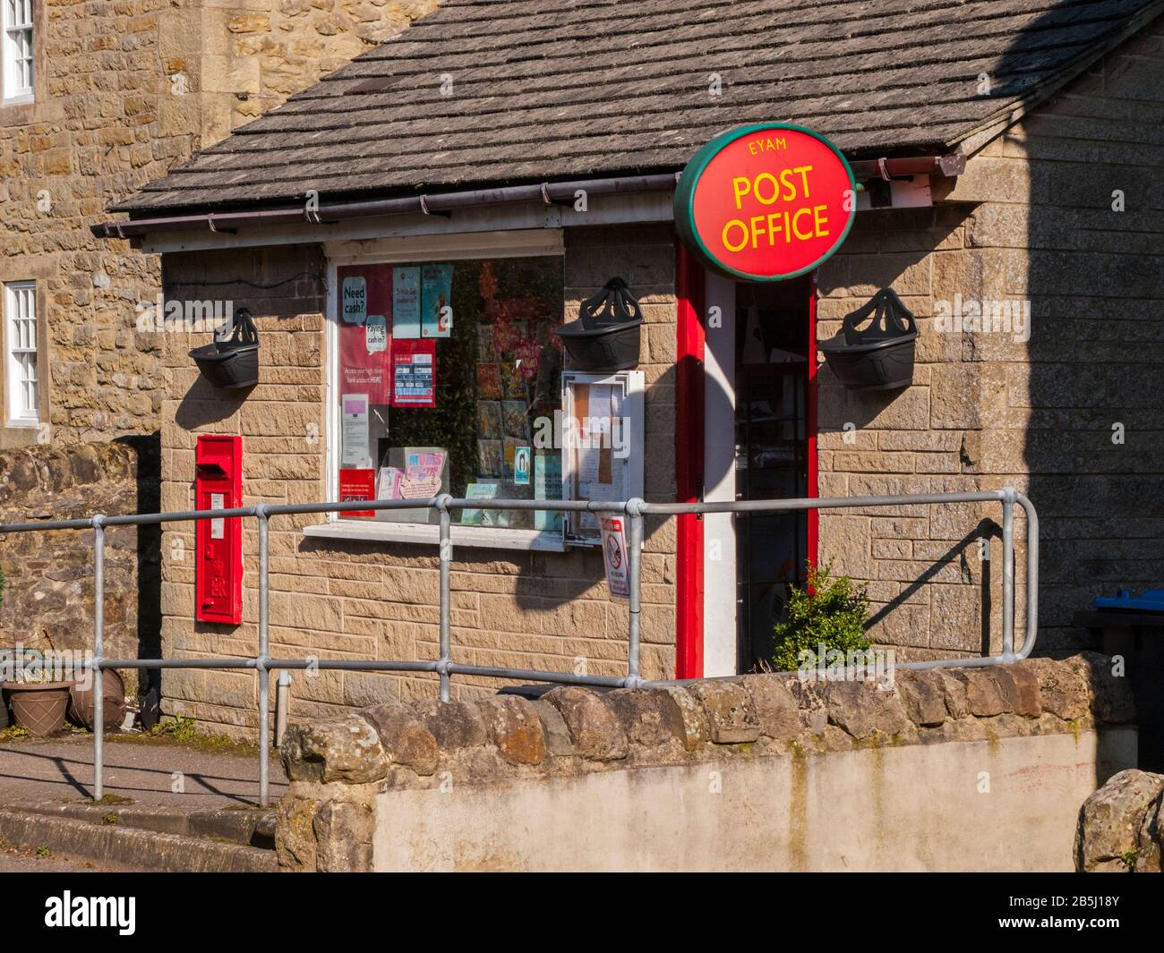 Village Post Office, Eyam, Derbyshire Stock Photo
