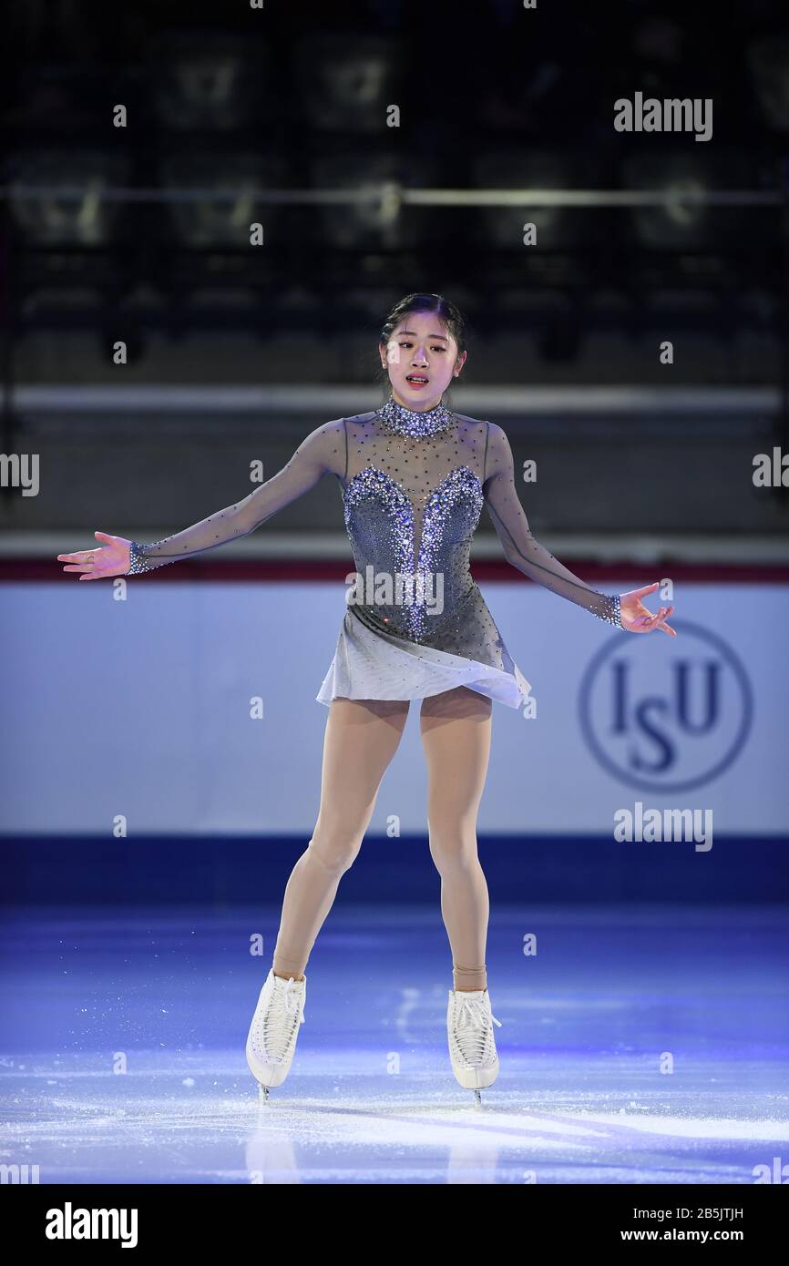 Haein LEE from Korea, during the Exhibition Gala at the ISU World