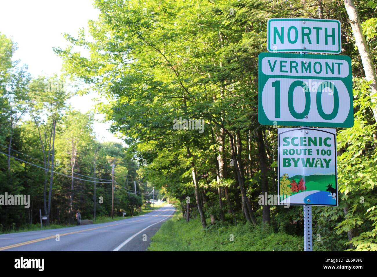 Scenic route 100 byway hires stock photography and images Alamy