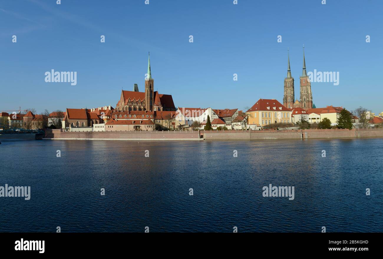 Dominsel, Breslau, Niederschlesien, Polen Stock Photo