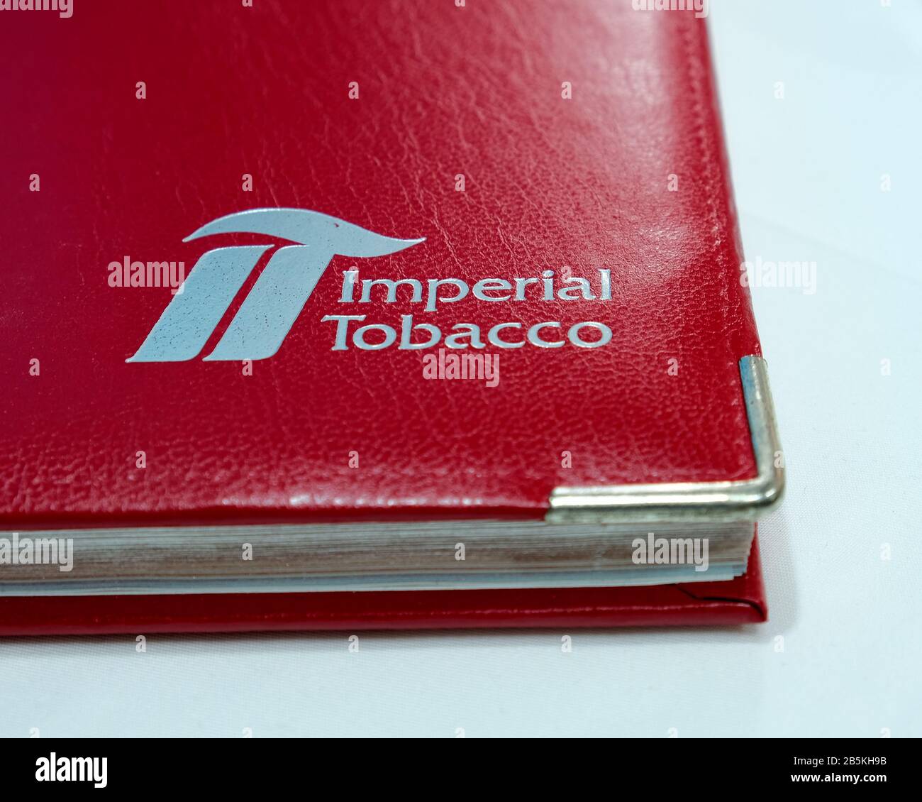 Big UK tobacco company name and logo Stock Photo Alamy