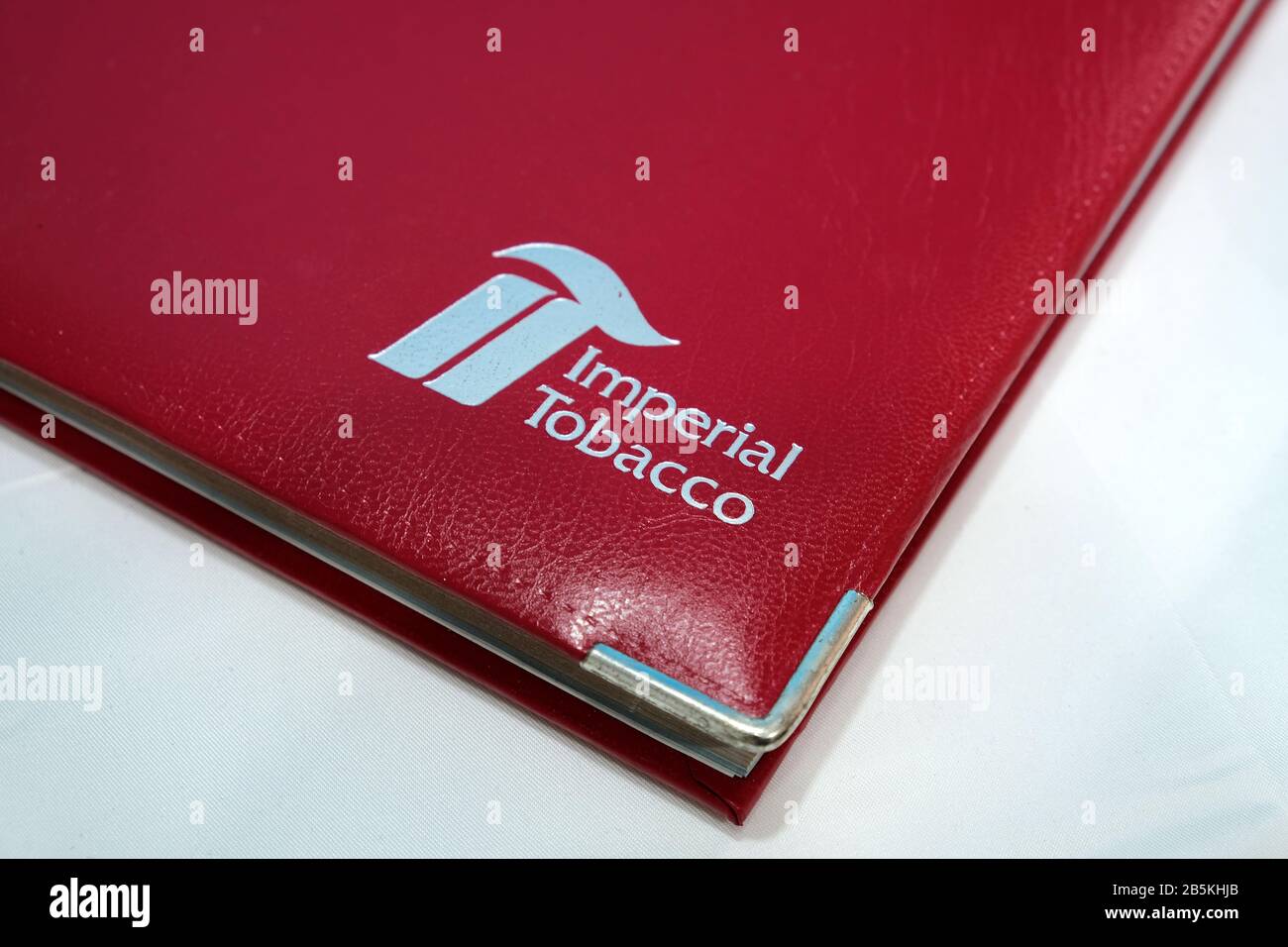 Big UK tobacco company name and logo Stock Photo Alamy