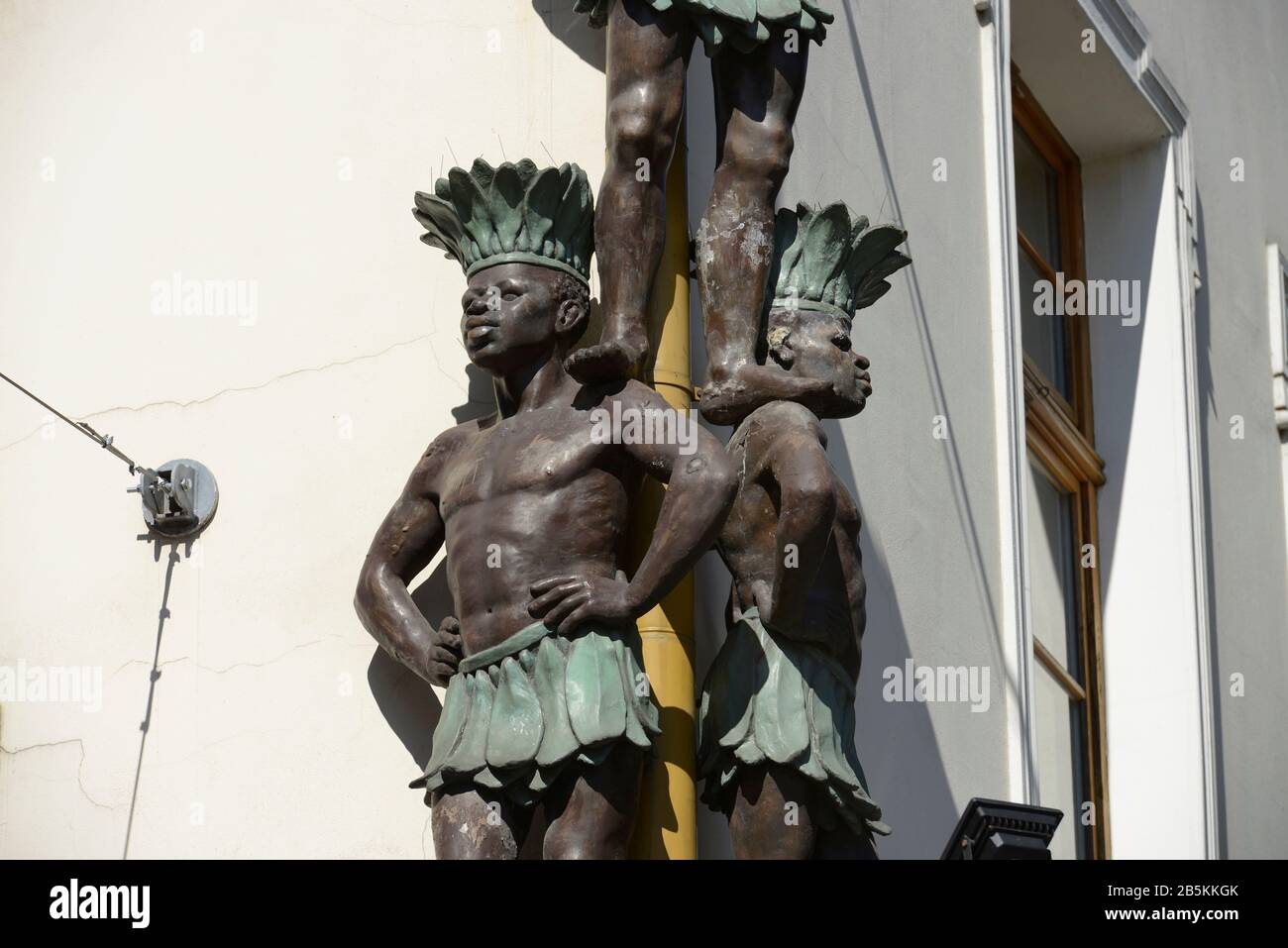 Farbige, Werbung, Ulica Kielbasnicza, Salzmarkt, Breslau, Niederschlesien, Polen Stock Photo