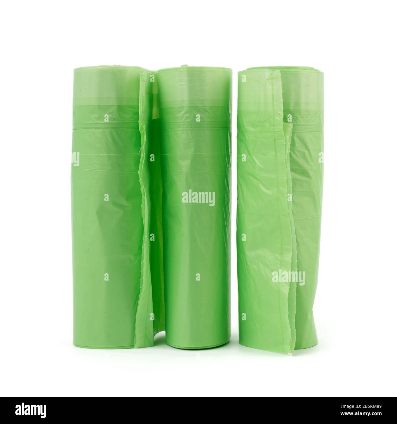 Different Garbage Bags in Rolls in Open Green Garbage Bag Stock Image -  Image of handles, environment: 85038011