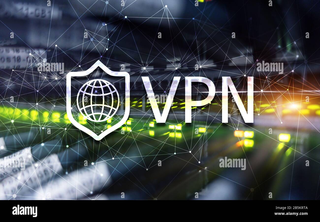 Virtual private network VPN. New technology concept 2021. Stock Photo