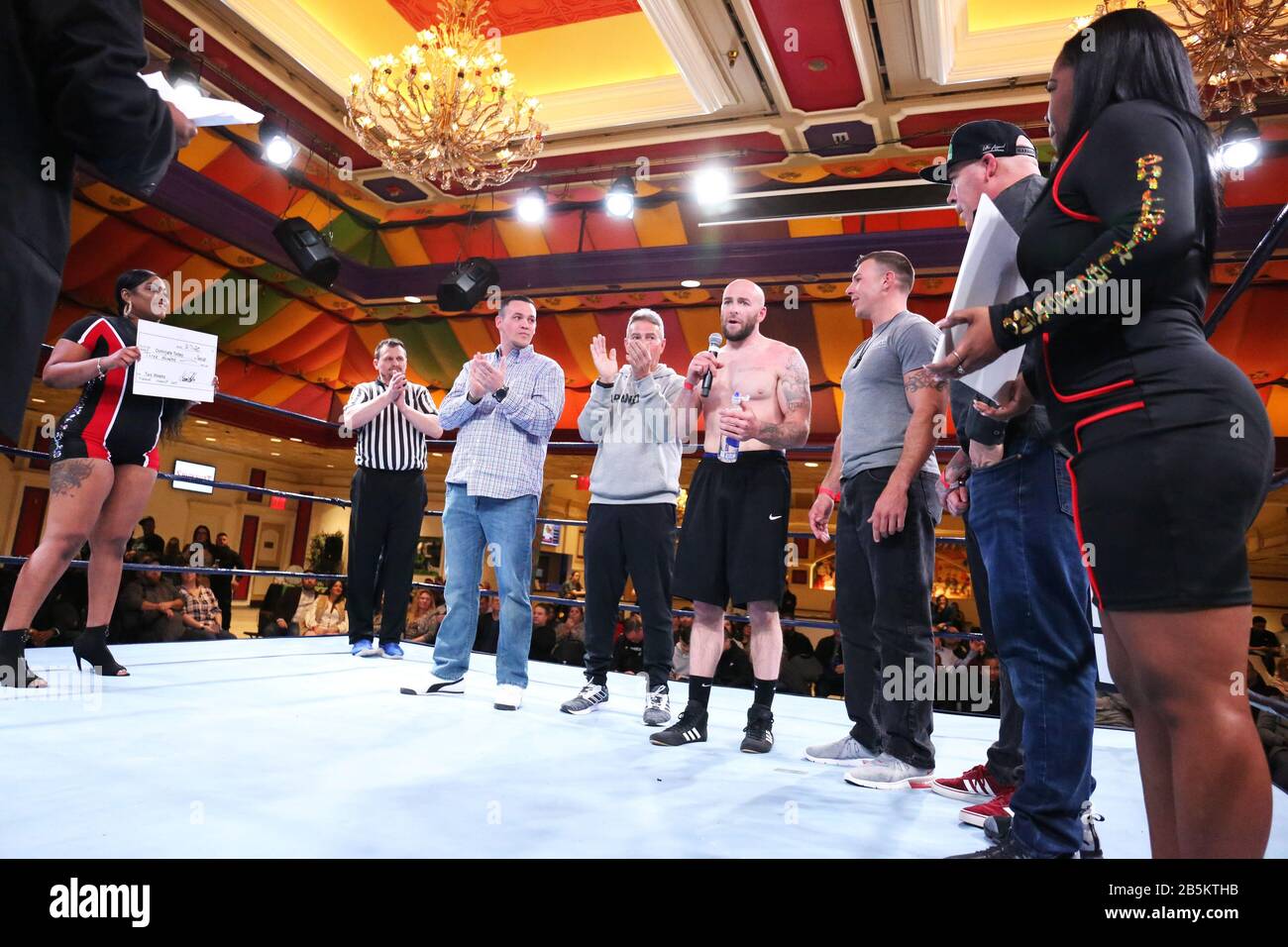 ATLANTIC CITY, NJ MARCH 7 Celebrity Boxing 71 with Sandman verses Catfish Cooley at Showboat